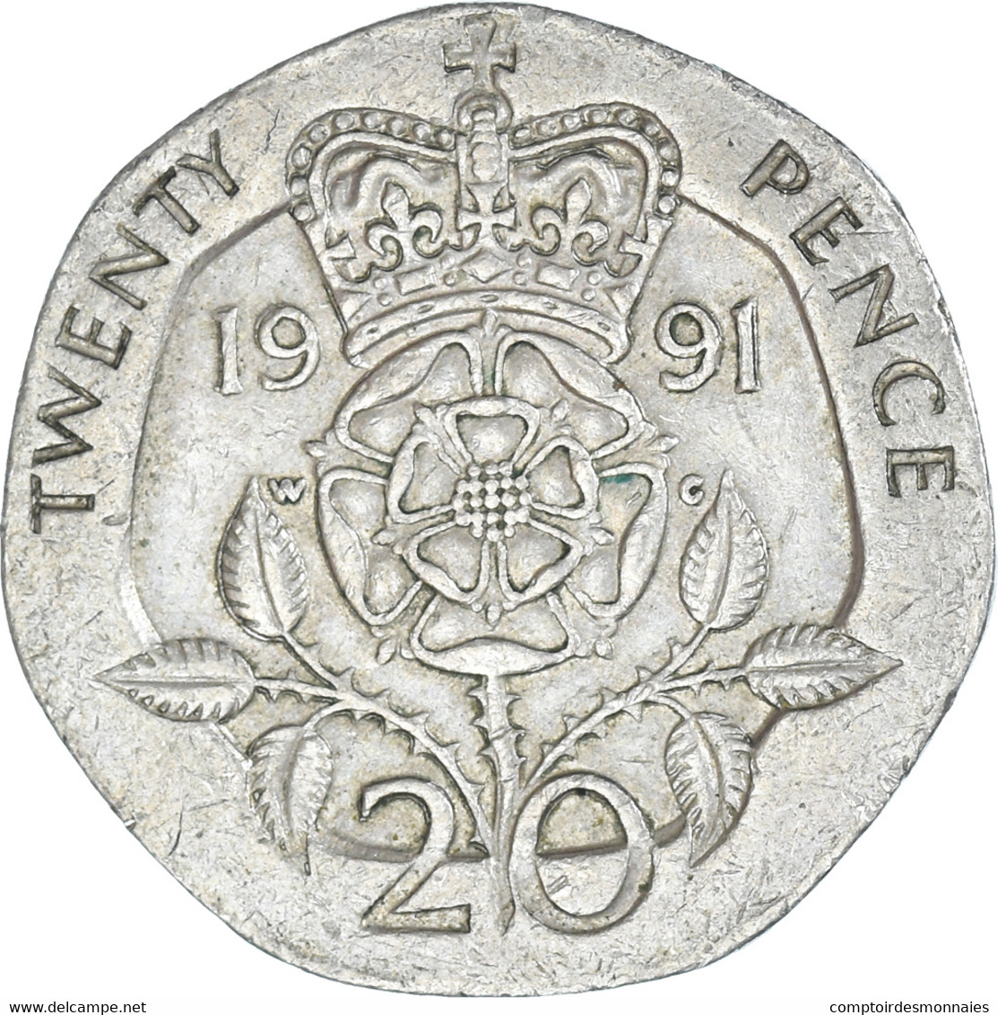 Monnaie, Grande-Bretagne, 20 Pence, 1991 - 20 Pence