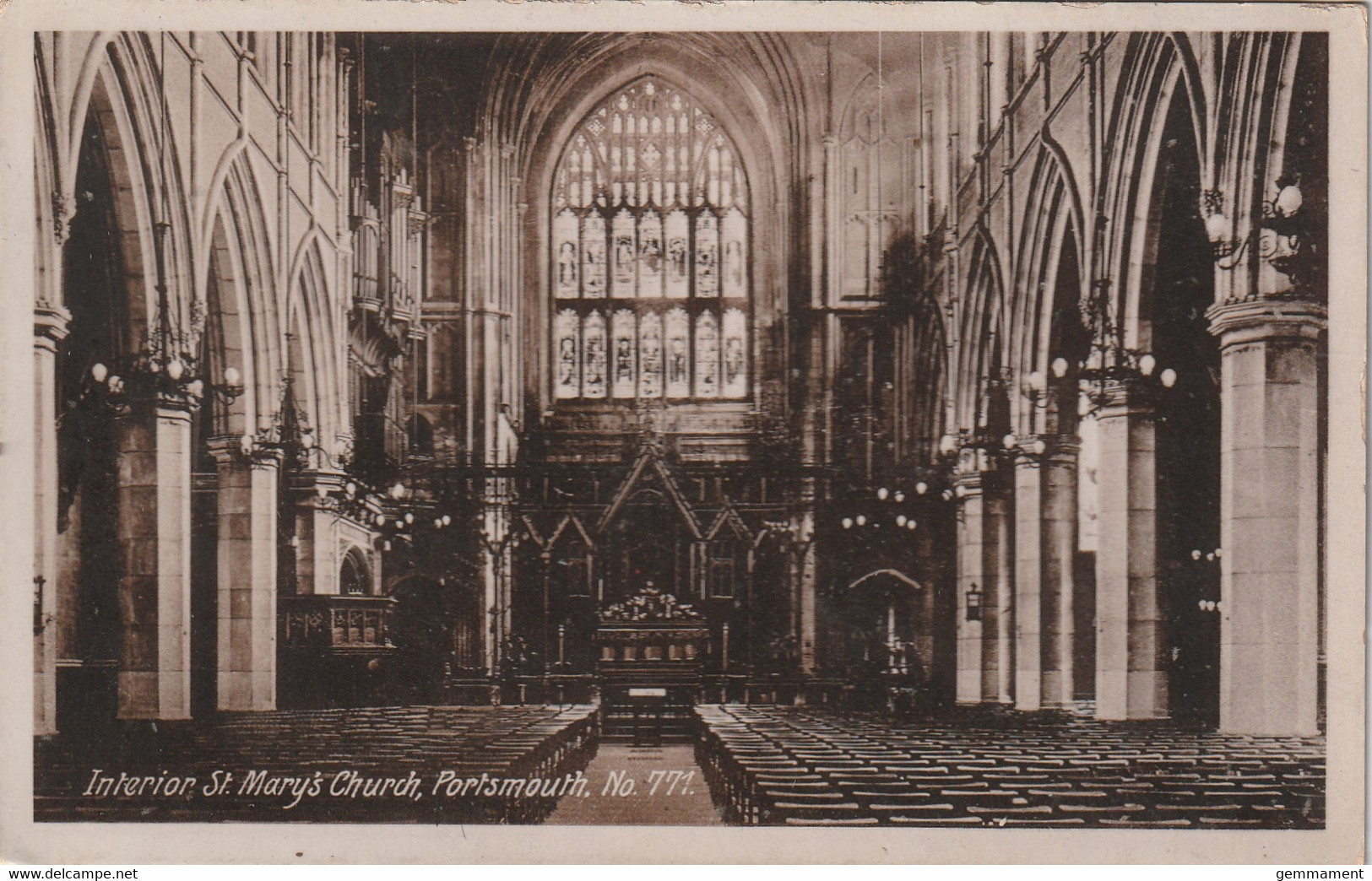 PORTSMOUTH -ST MARY'S CHURCH INTERIOR - Portsmouth