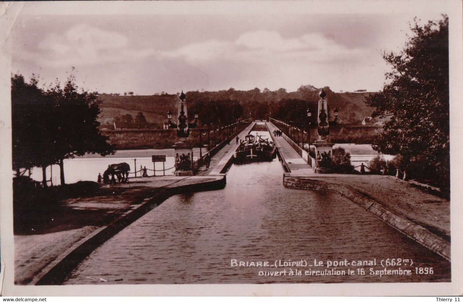 Cpsm 45 Briare Le Pont Canal - Briare