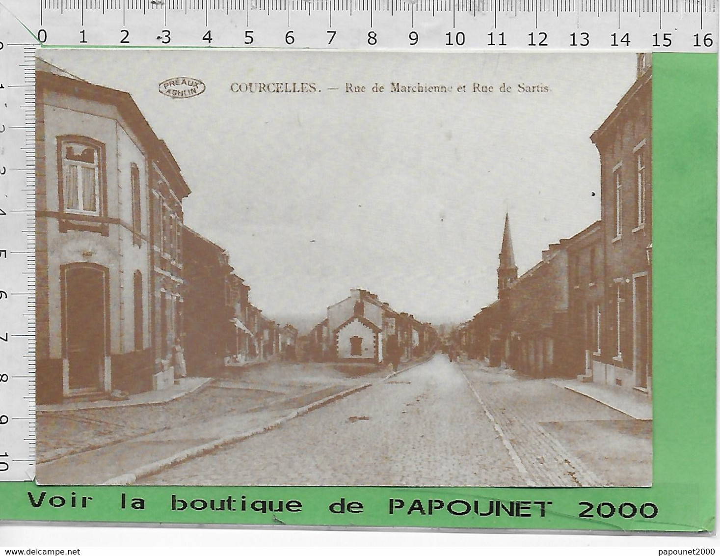 02488 * Be COURCELLES : Rue De Marchienne Et Rue De Sartis - Courcelles