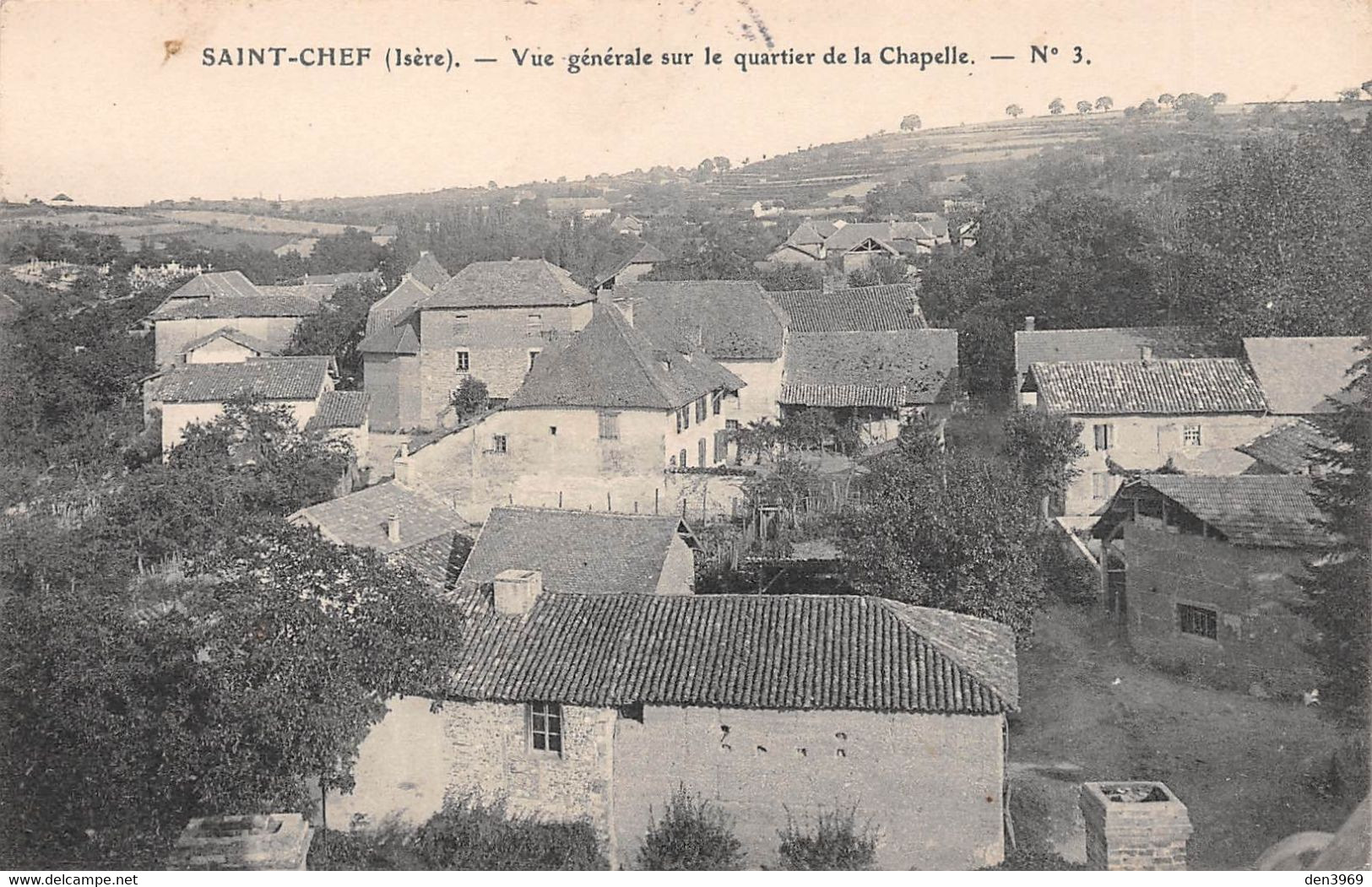 SAINT-CHEF (Isère) - Vue Générale Sur Le Quartier De La Chapelle - N'3 - Saint-Chef