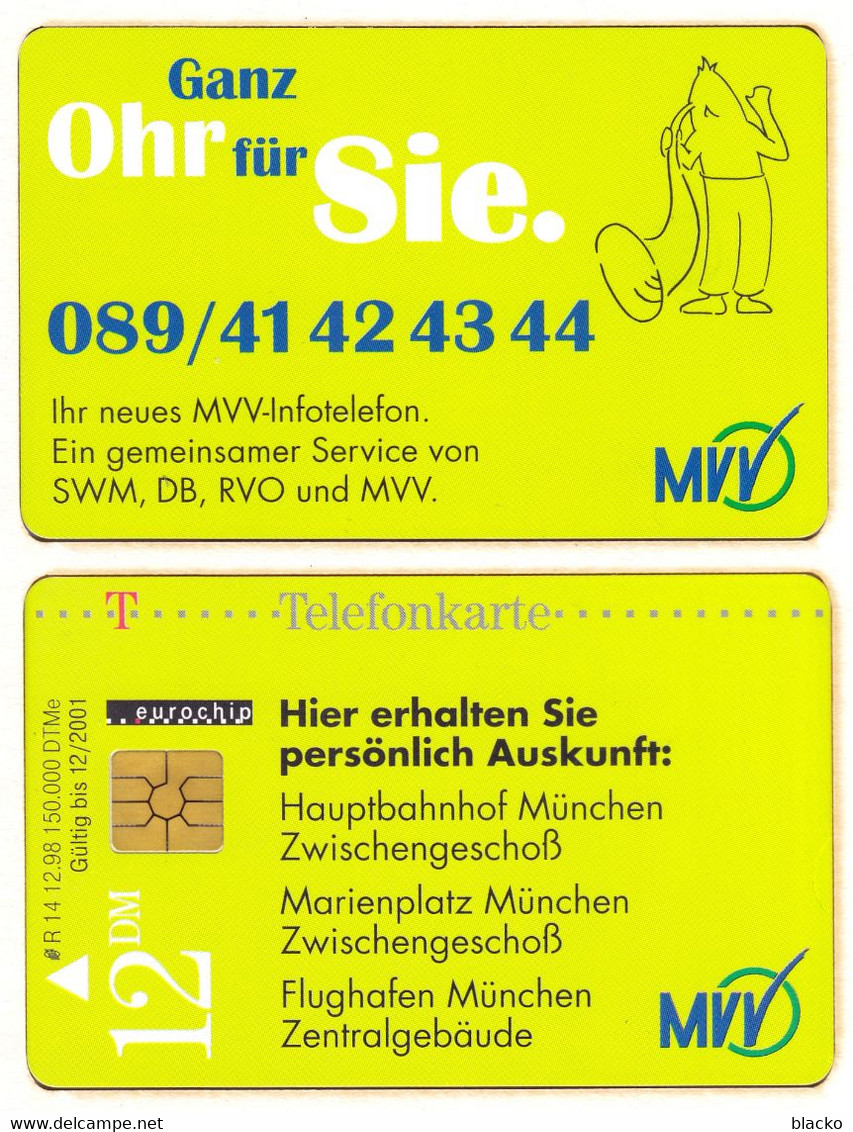 Germany - R 14 12.98 MVV - Dbz03 - R-Series: Regionale Schalterserie