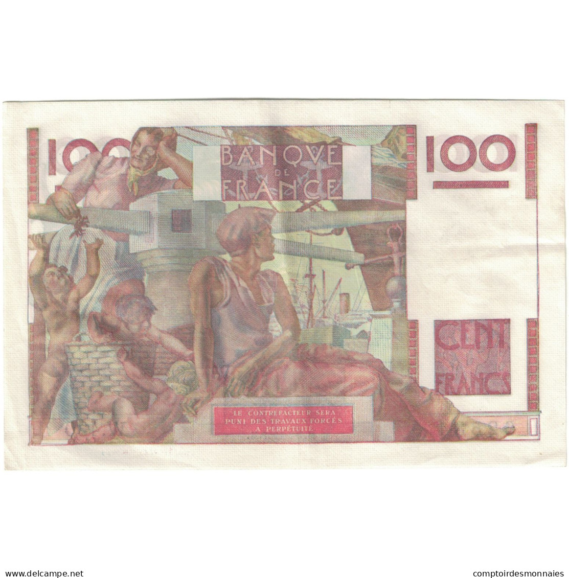France, 100 Francs, Jeune Paysan, 1952, 62534 W.430, SUP, Fayette:28.31, KM:128d - 100 F 1945-1954 ''Jeune Paysan''