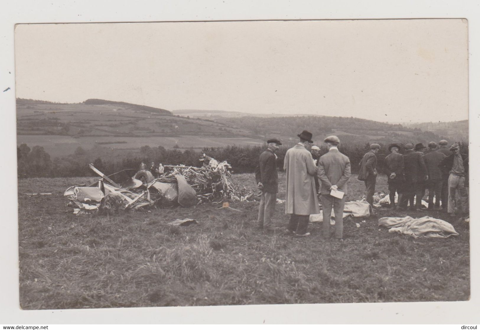 50830  Awan Aywaille  Chute D'avion  Octobre  1930   Carte  Photo - Aywaille