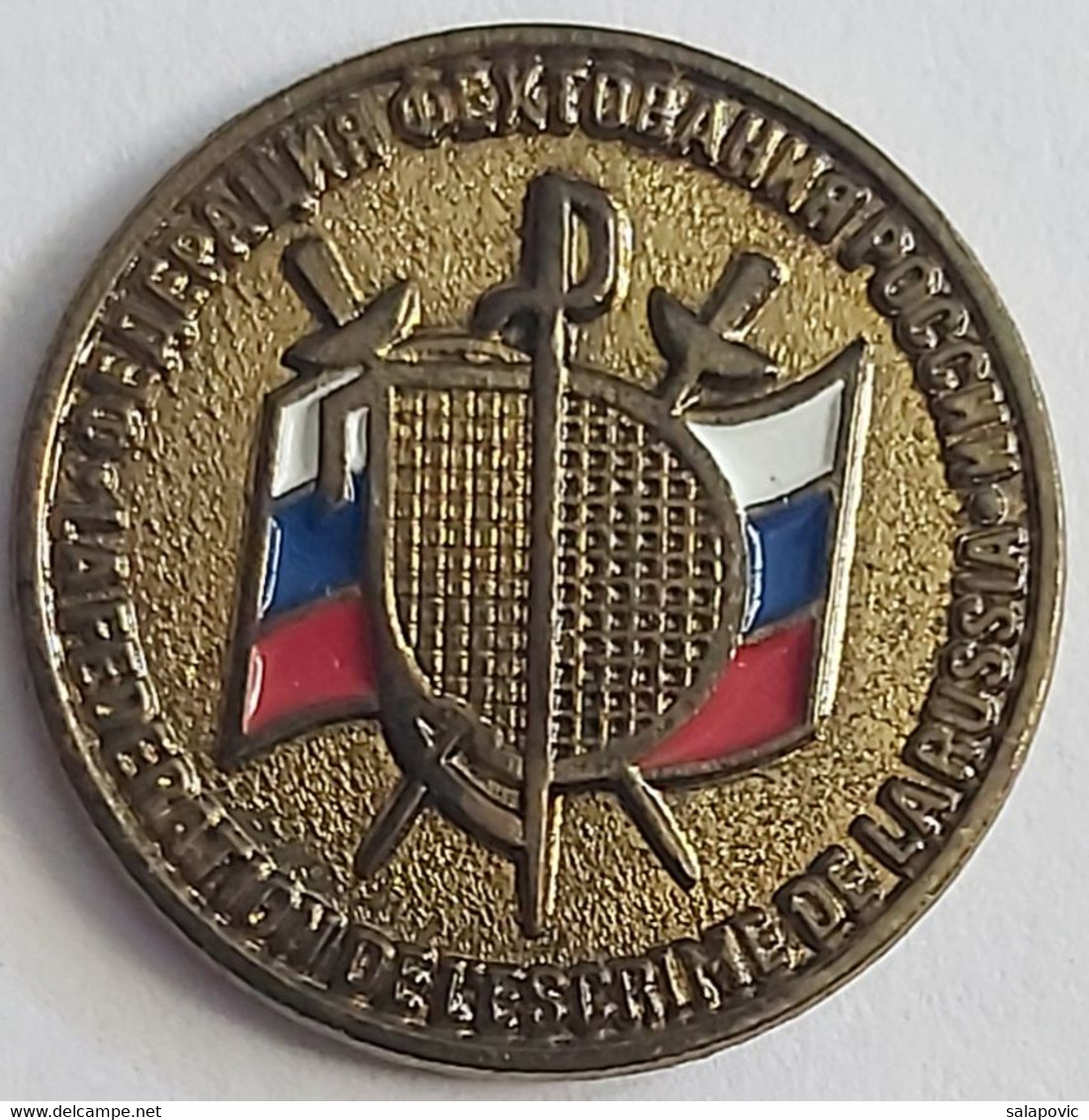 Russian Russia Fencing Federation Federation Association Union PINS A10/10 - Esgrima