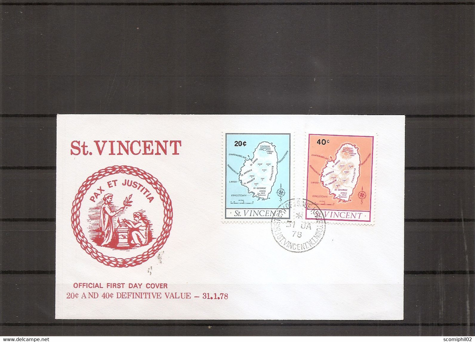 Iles ( FDC De Saint-Vincent De 1978 à Voir) - Islas