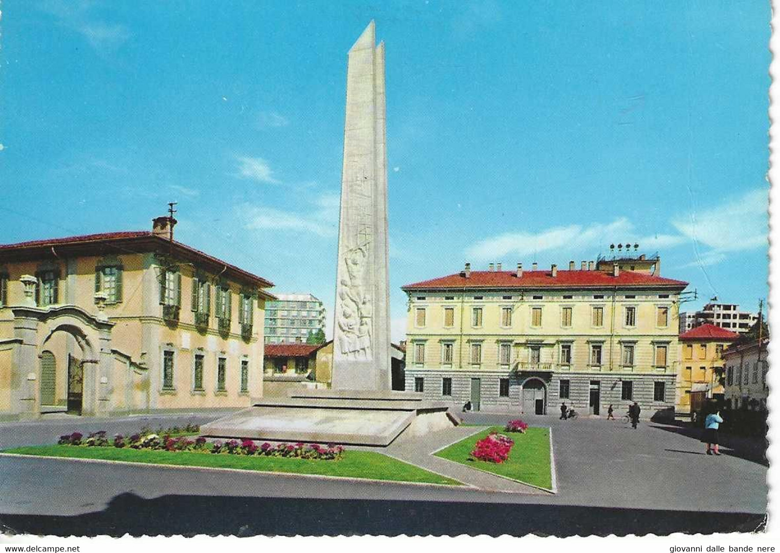 Busto Arsizio - Piazza Della Giustizia E Monumento Ai Caduti - H8481 - Busto Arsizio