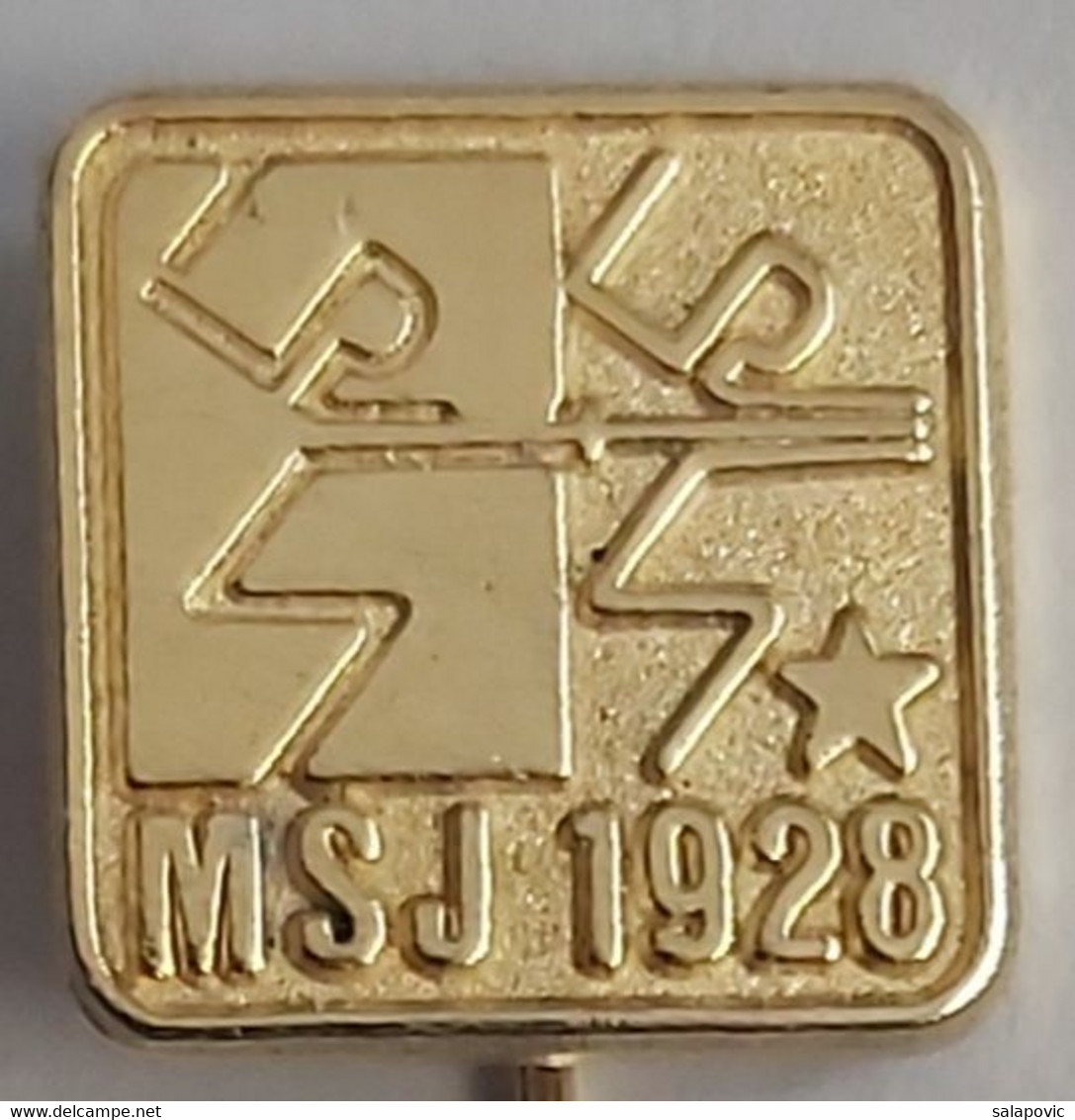 MSJ 1928 Yugoslavia Fencing Federation Association Union PINS A10/10 - Fencing