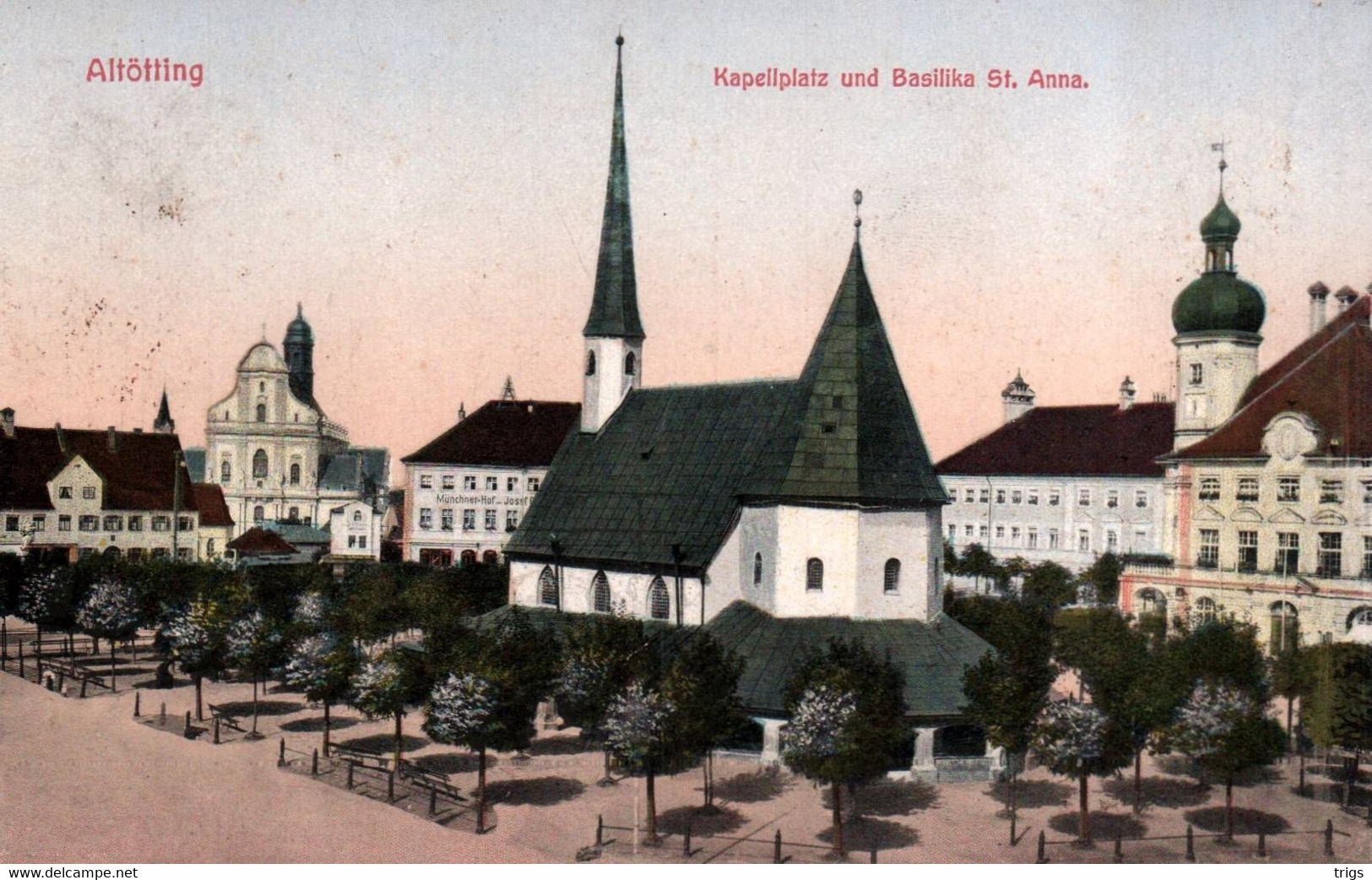 Altötting - Kapellplatz Und Basilika St. Anna - Altoetting