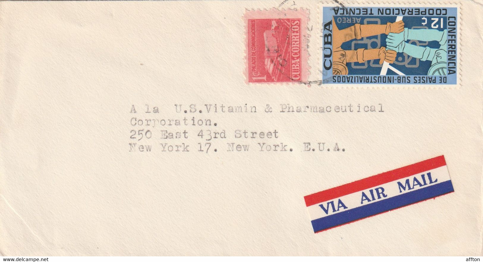 Havana Cuba 1961 Cover Mailed - Cartas & Documentos