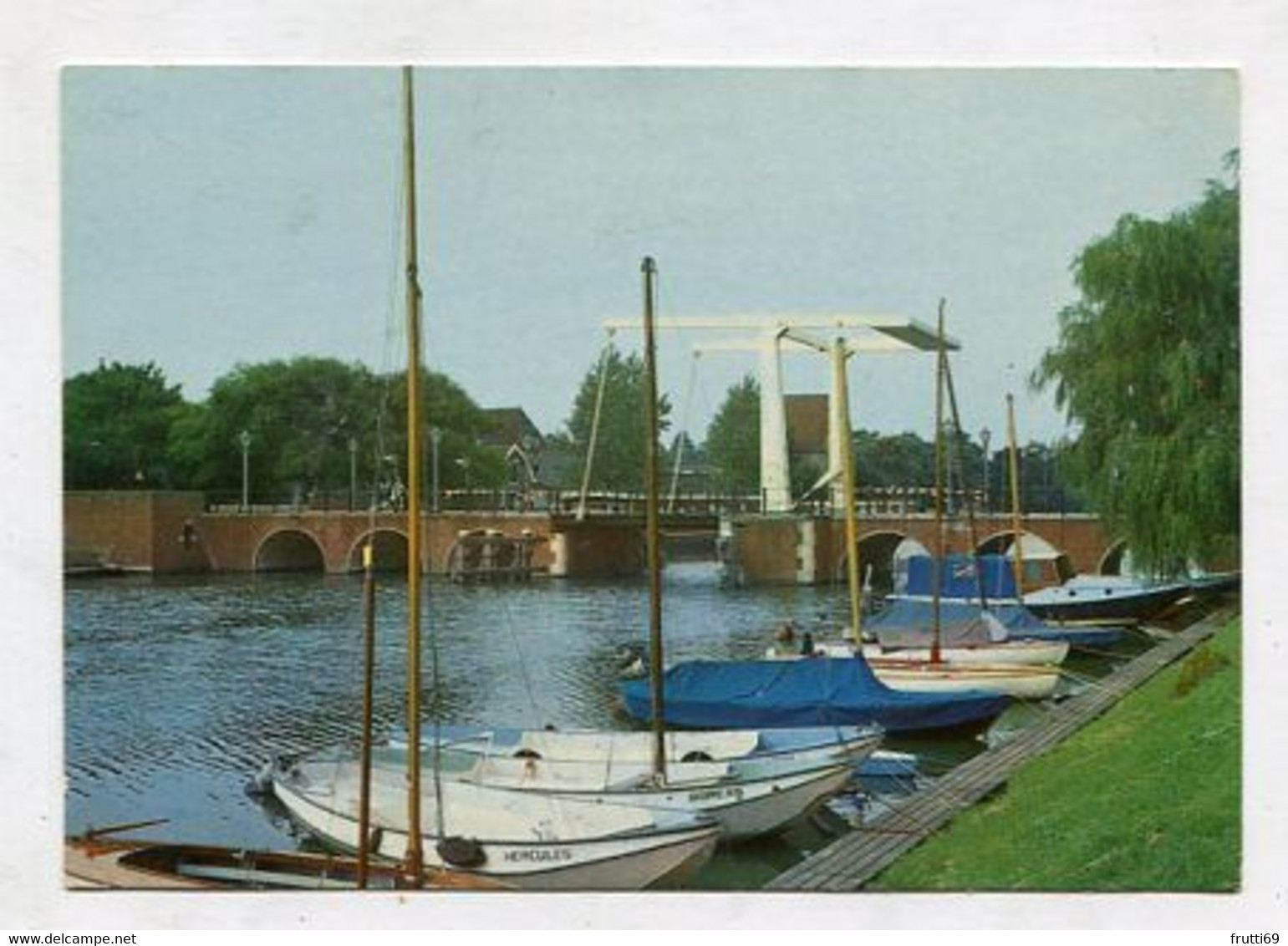 AK 086094 NETHERLANDS - Enkhuizen - Dijk Met Wilhelminabrug - Enkhuizen