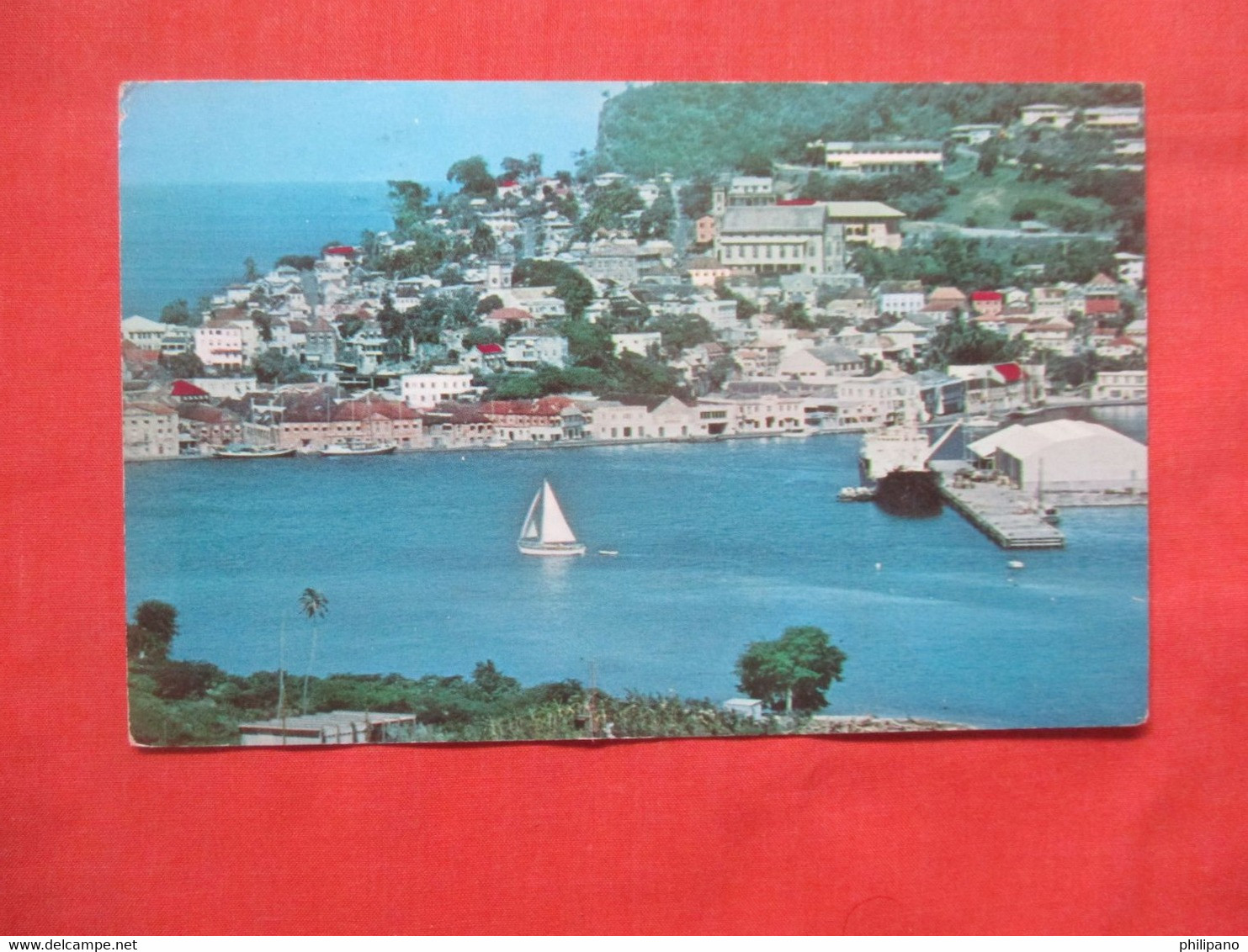 Section Of St George.   Grenada  Has Stamp & Cancel.   ref 5815 - Grenada