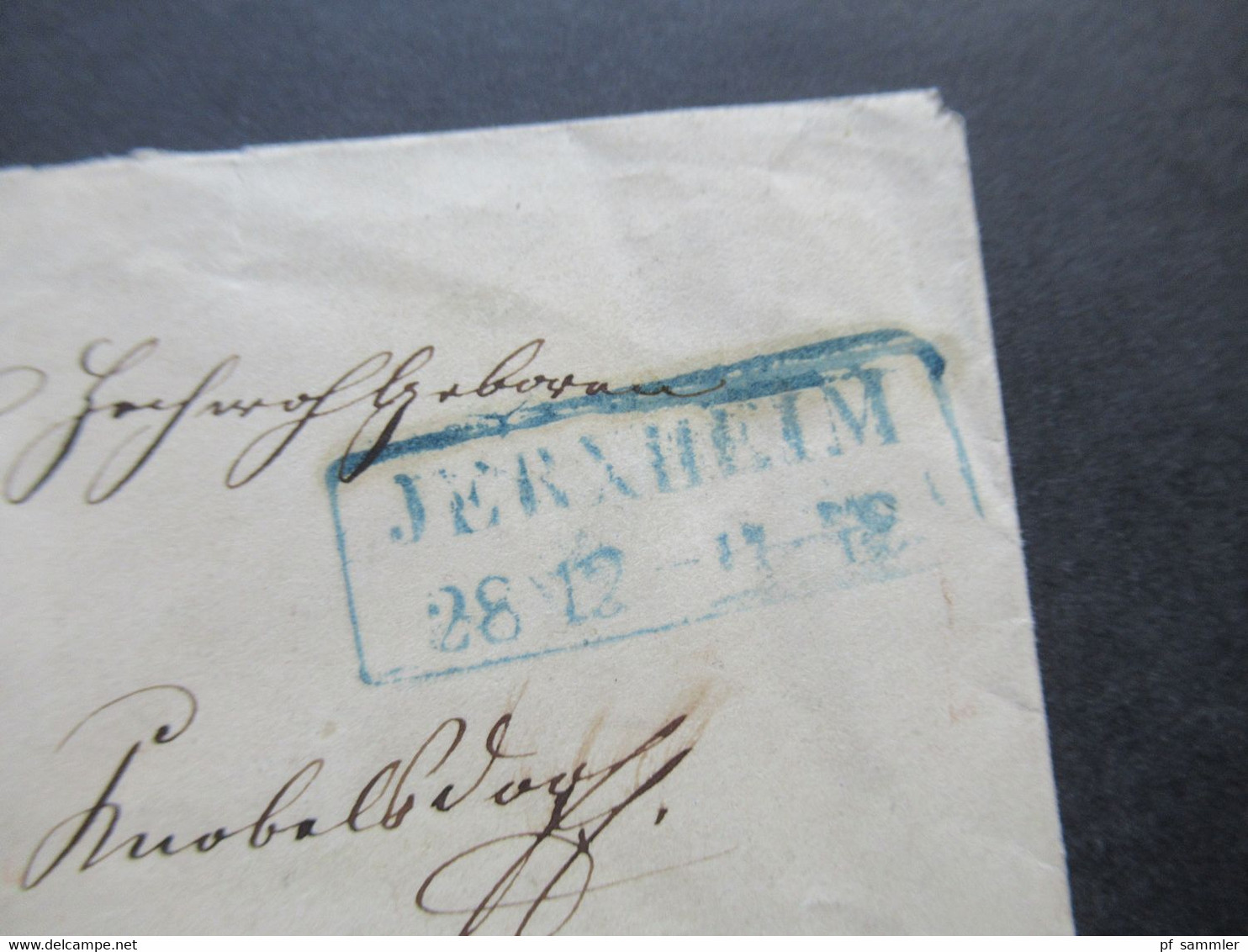 AD Braunschweig Um 1863 GA Umschlag U 6 A Stempel Ra2 Jerxheim Nach Berlin Gesendet - Braunschweig