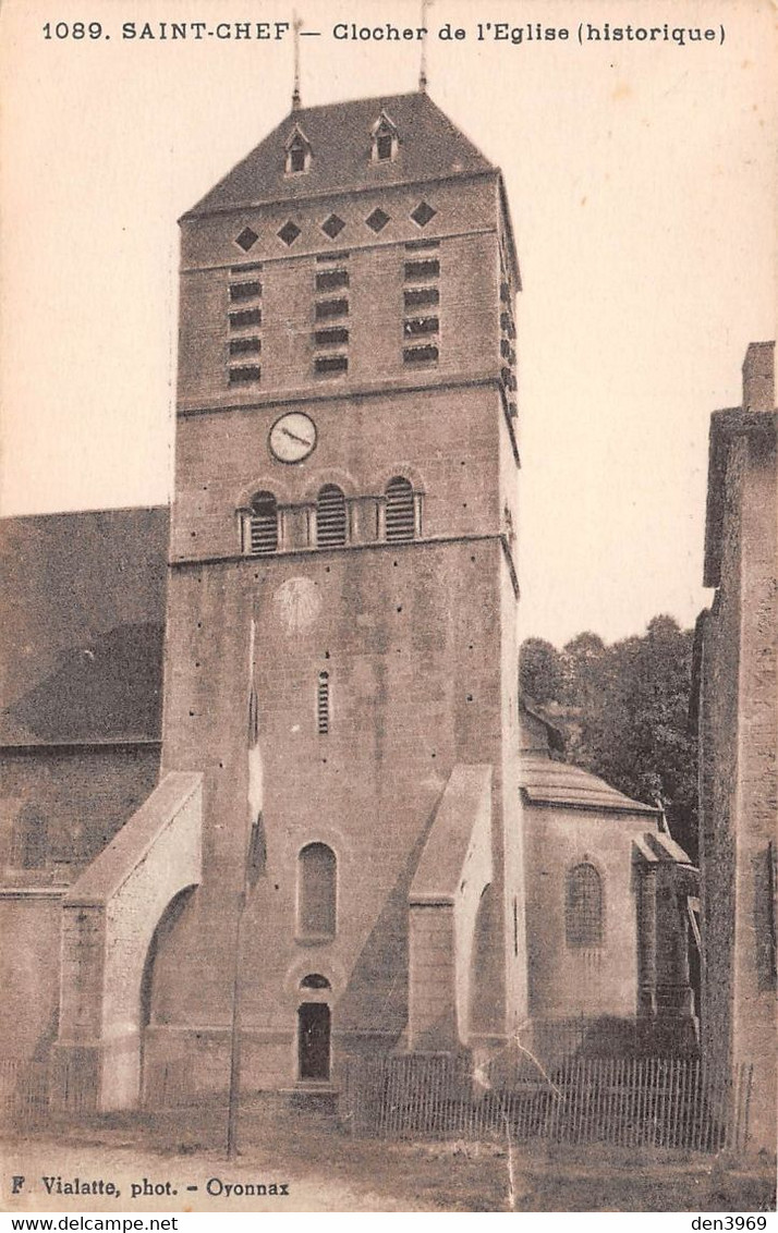 SAINT-CHEF (Isère) - Clocher De L'Eglise - Saint-Chef