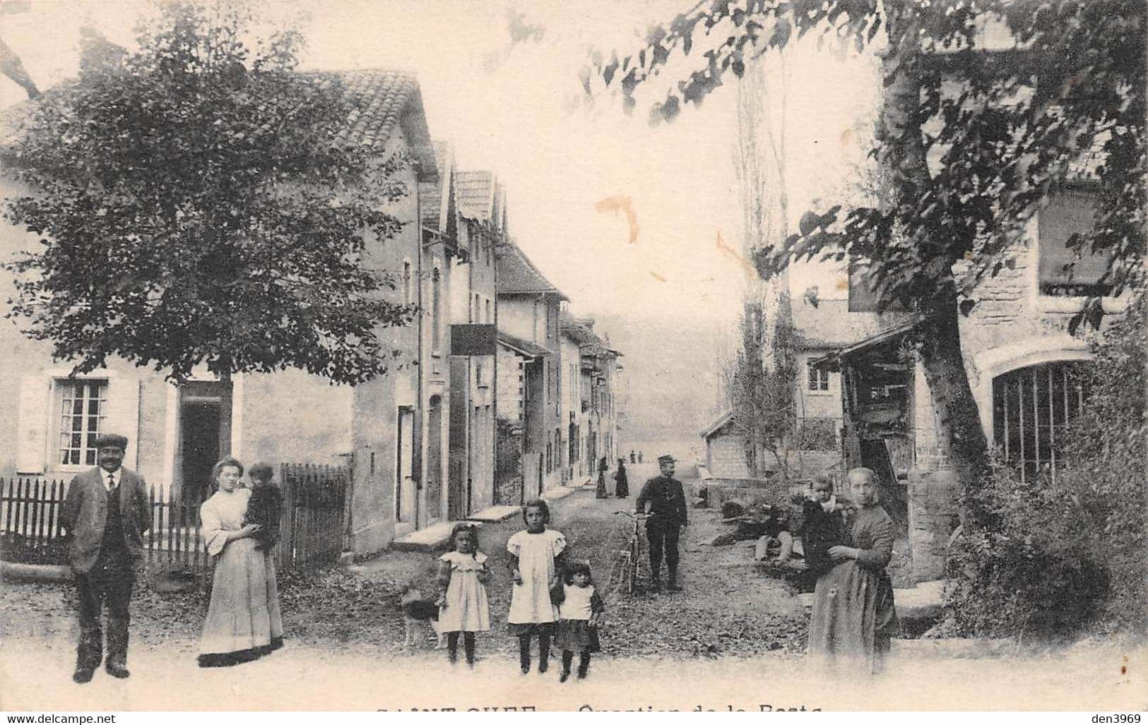 SAINT-CHEF (Isère) - Quartier De La Poste - Facteur à Bicyclette - Saint-Chef