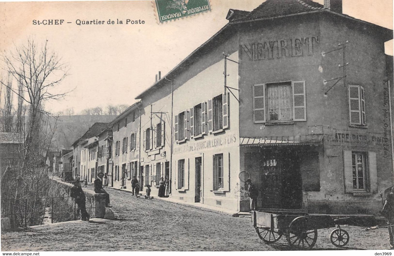 SAINT-CHEF (Isère) - Quartier De La Poste - Quincaillerie Neyret - Saint-Chef