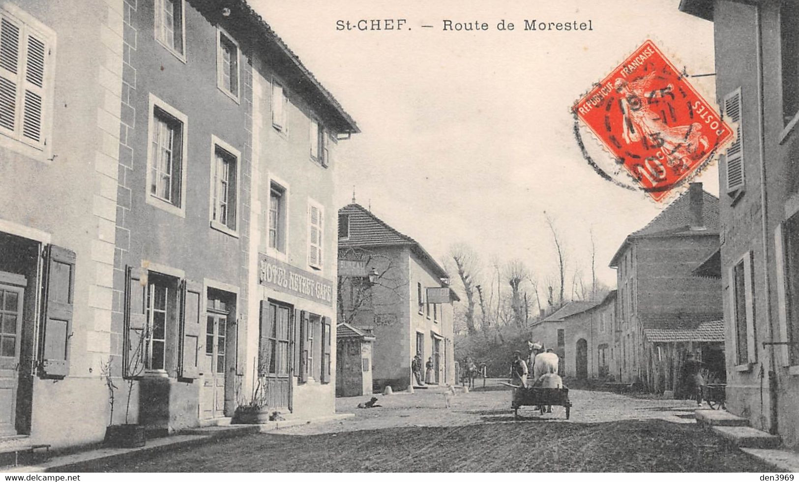 SAINT-CHEF (Isère) - Route De Morestel - Hôtel Neyret - Saint-Chef