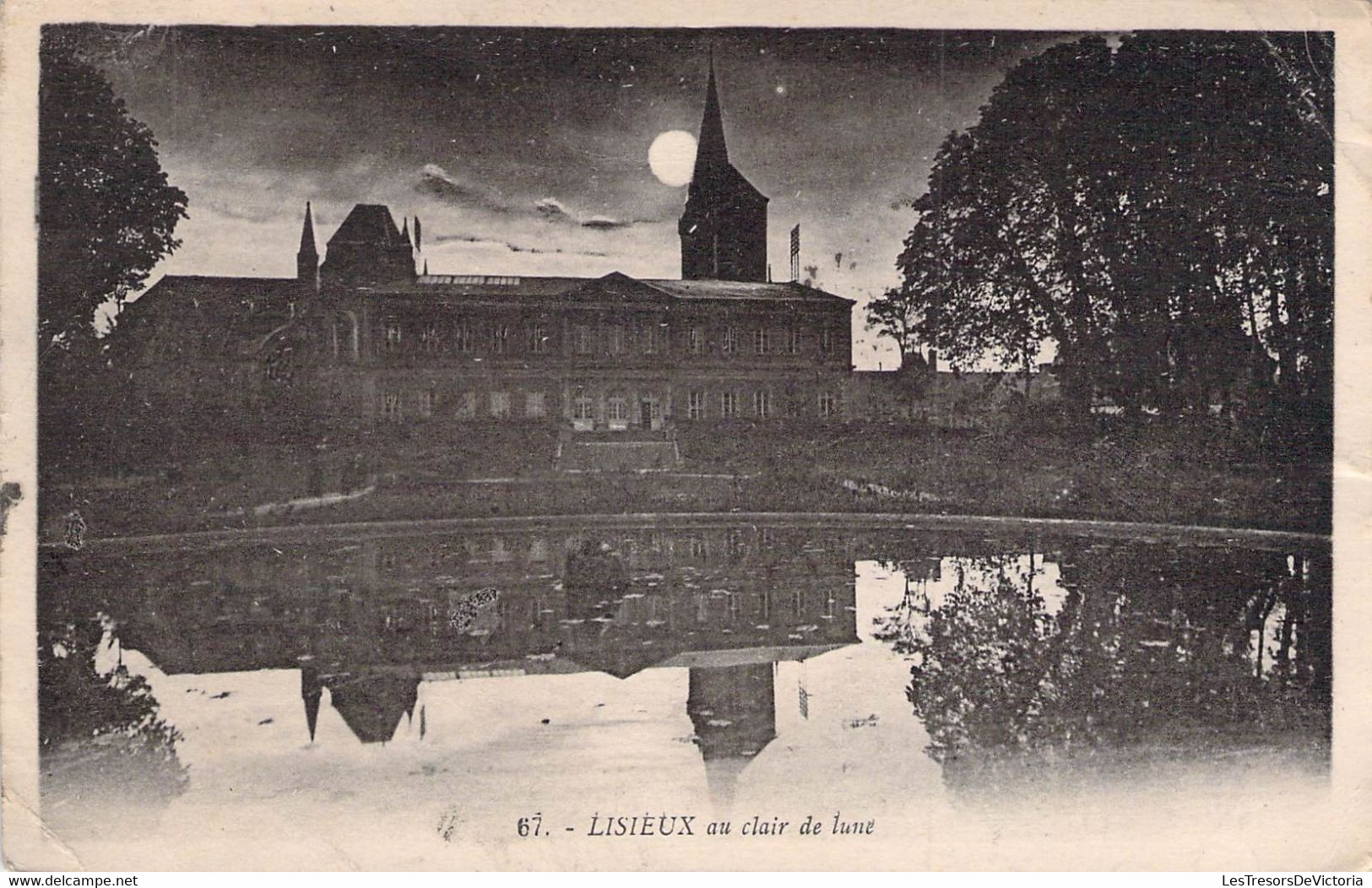 CPA - 14 - LISIEUX - Au Clair De Lune - G Artaud NANTES - Lisieux