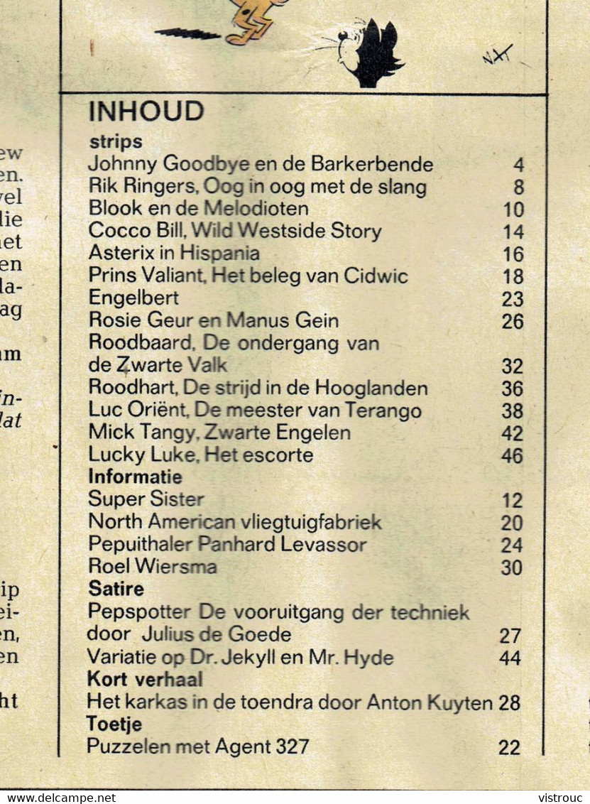 1970 - PEP - N° 43  - Weekblad - Inhoud: Scan 2 Zien. - Pep
