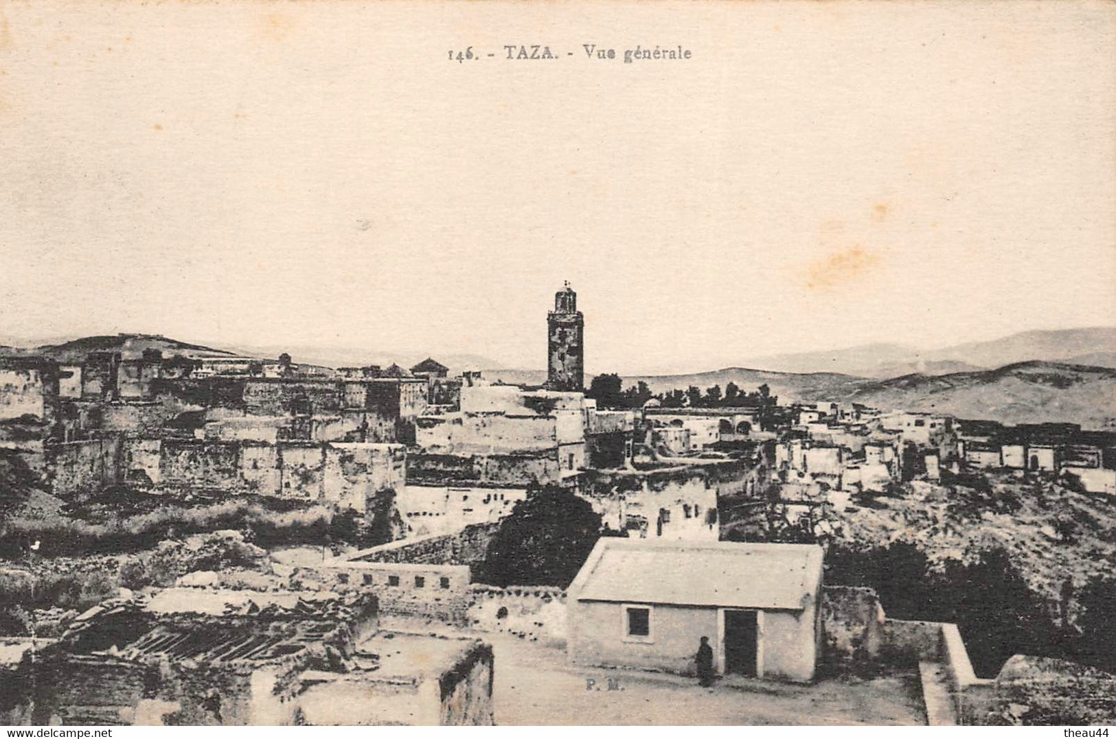 MAROC  -  Lot De 3 Cartes Pendant La Guerre Du RIF -  TAZA  -  Partisans Beni-Ouaraïn, Une Rue, Vue Générale - Other & Unclassified