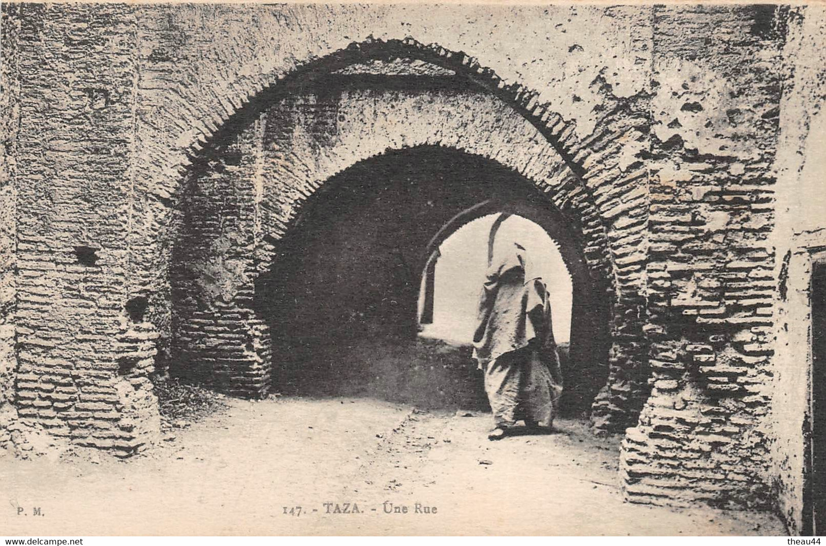 MAROC  -  Lot De 3 Cartes Pendant La Guerre Du RIF -  TAZA  -  Partisans Beni-Ouaraïn, Une Rue, Vue Générale - Other & Unclassified