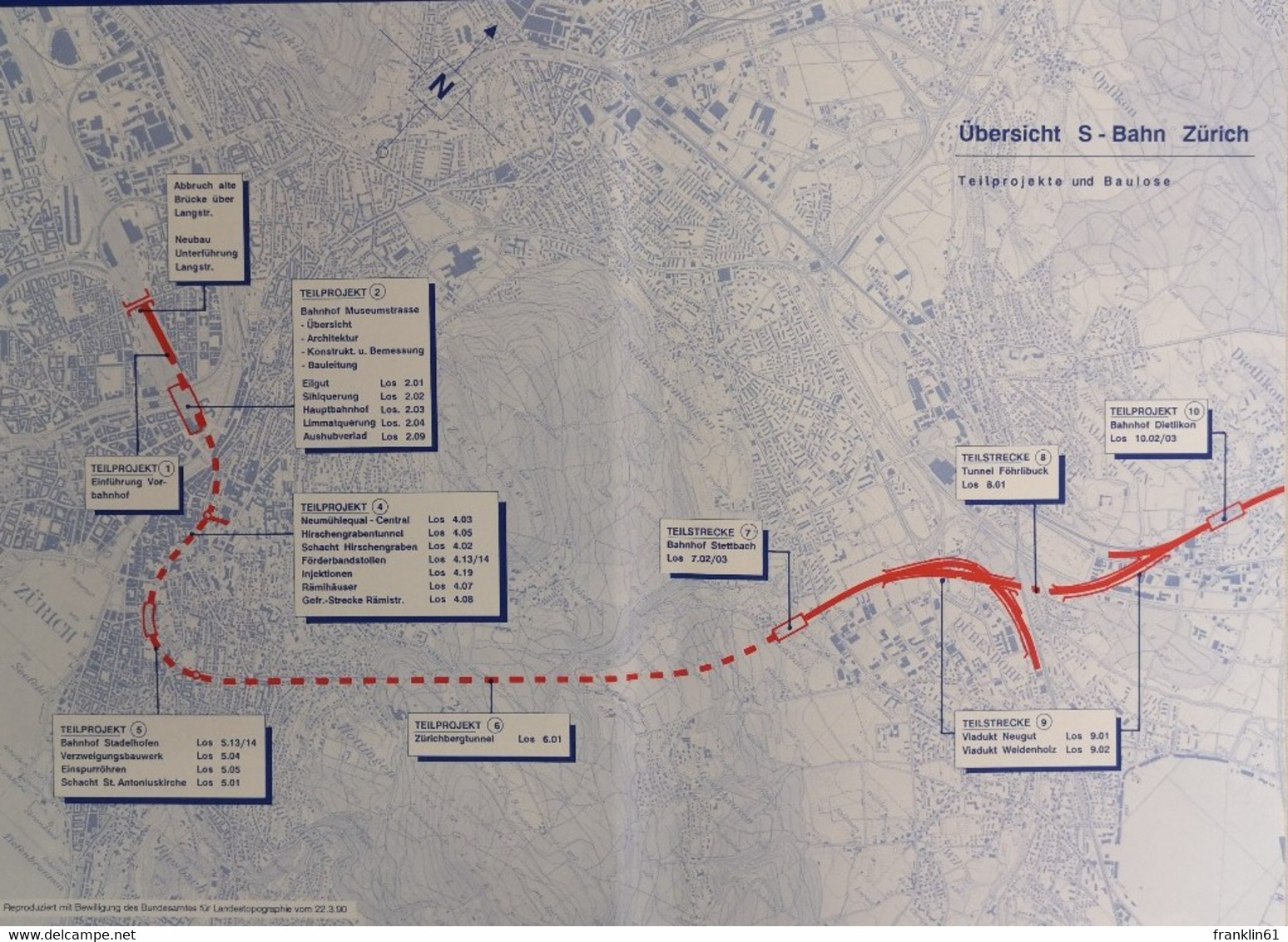 Projektierung Und Bau Der S-Bahn Zürich. - Architectuur