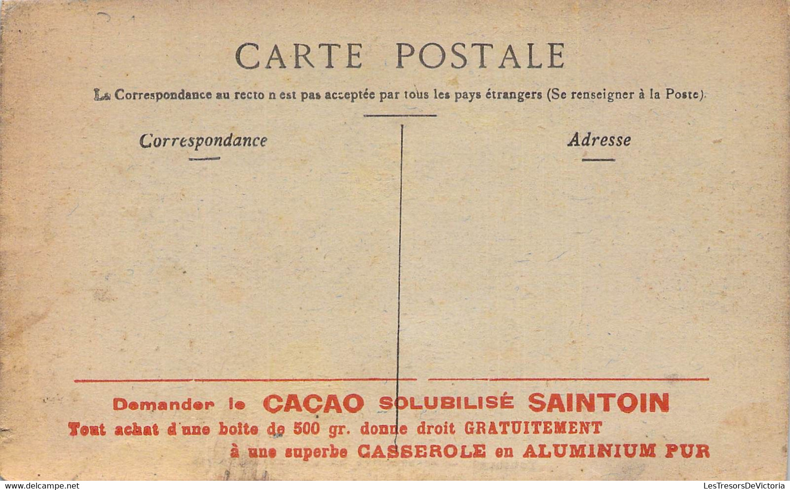 CPA - 27 - TOULOUSE - Perspective De L'Allée LAFAYETTE - Publicité CACAO SAINTOIN - Animation - Commerce - Toulouse