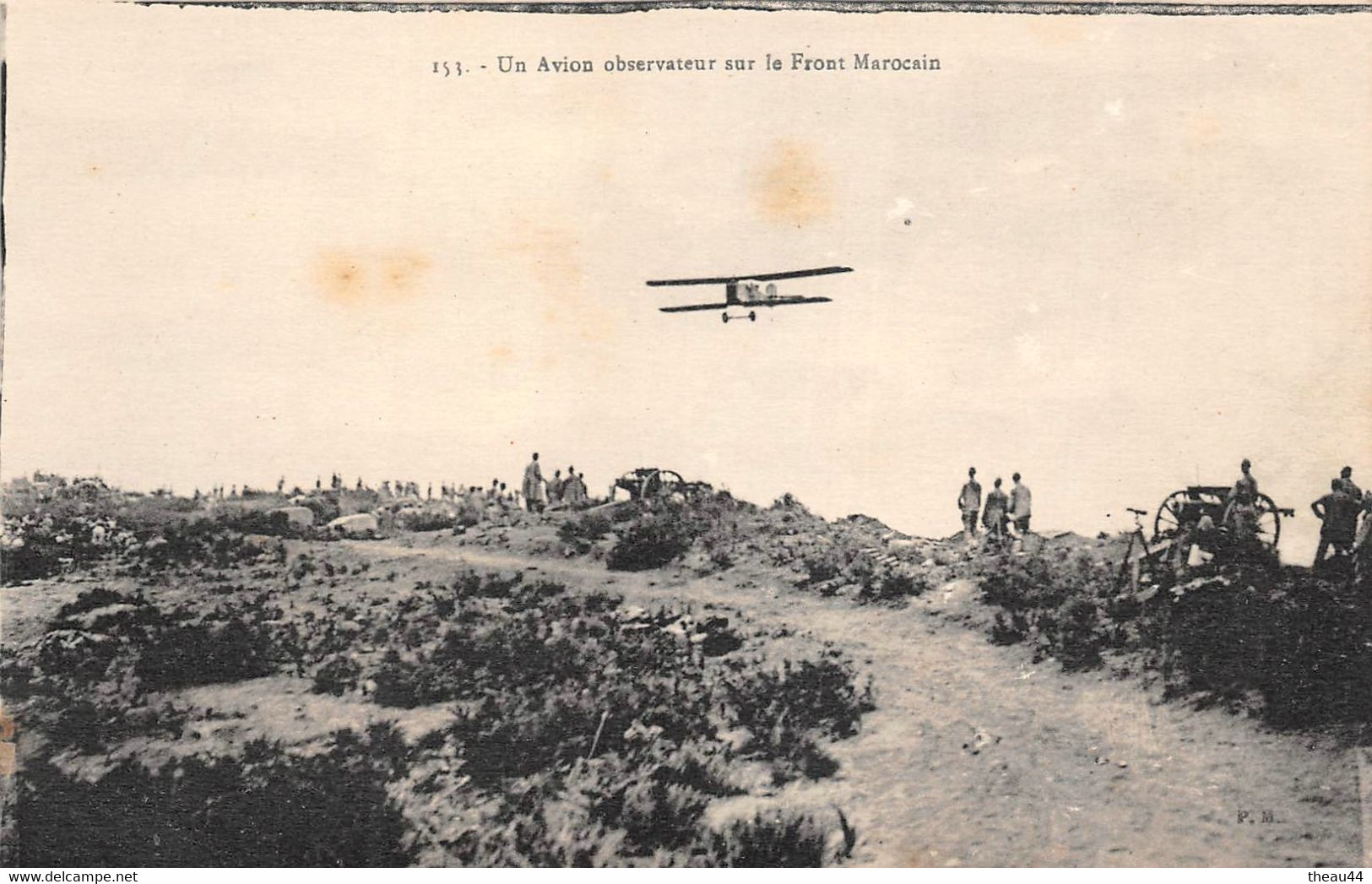 ¤¤   -   MAROC   -   La Guerre Du RIF   -    Un Avion Observateur Sur Le Front Marocain   -  Aviation       -  ¤¤ - Other & Unclassified