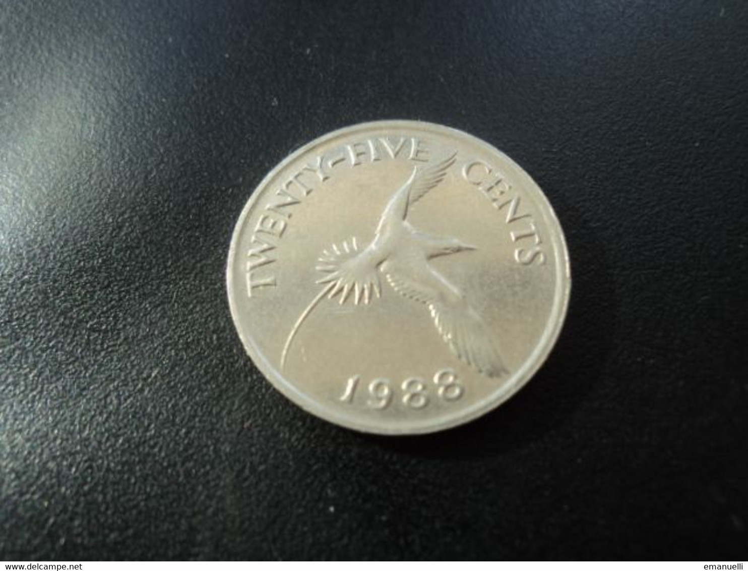 BERMUDES : 25 CENTS   1988    KM 18    SUP(+) - Bermuda