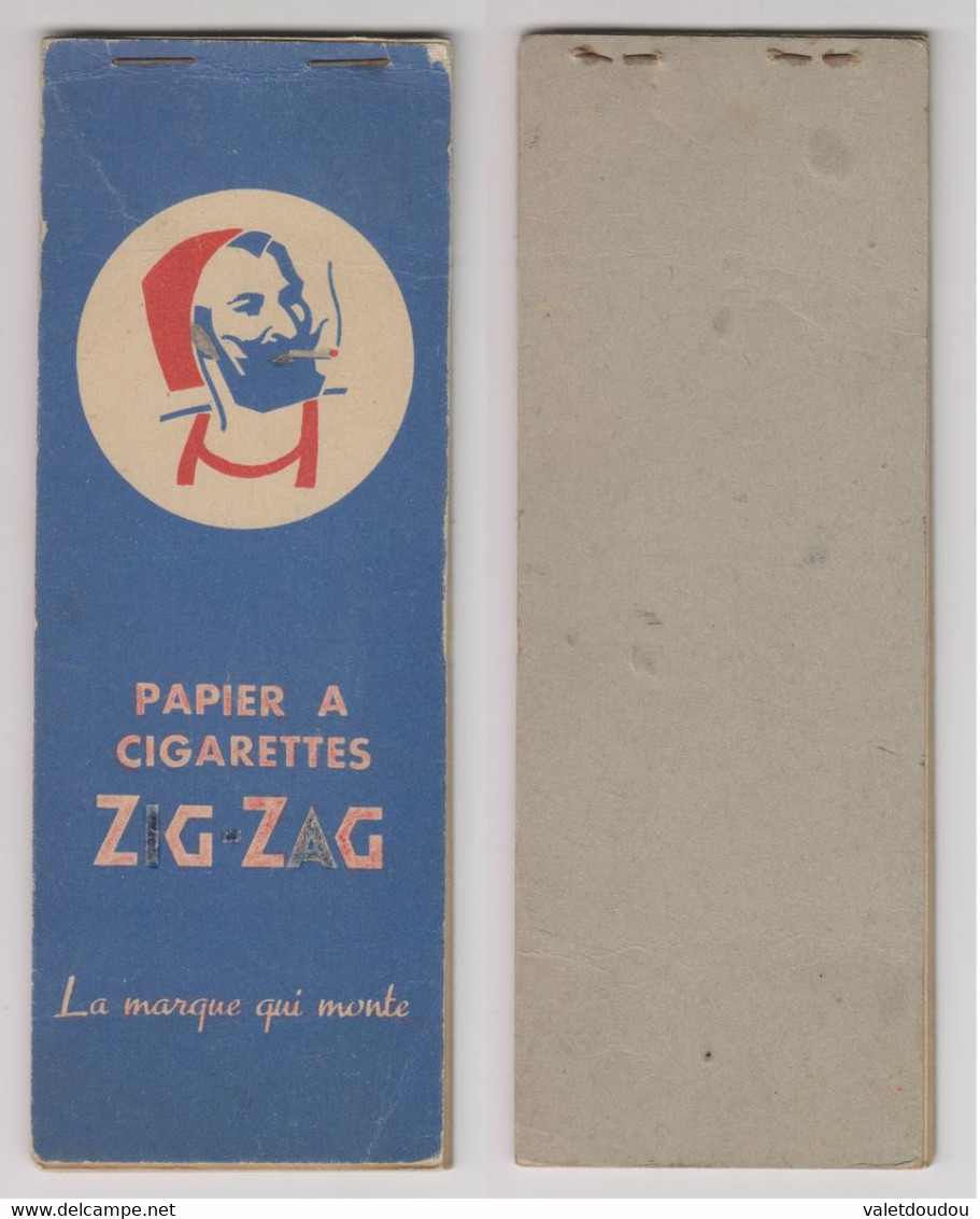 ZIG-ZAG Ancien Carnet Pour Notes. - Articoli Pubblicitari