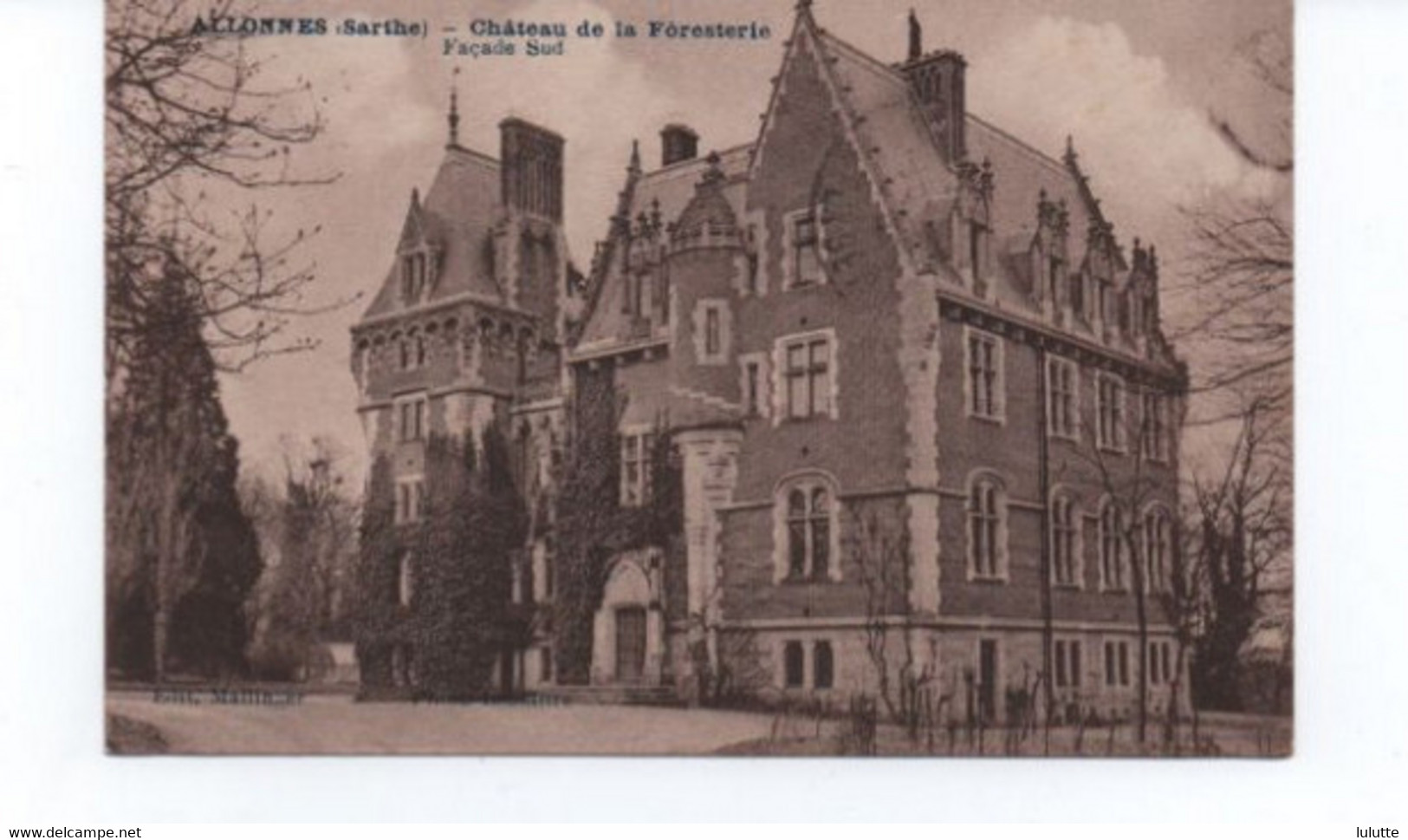 Allonnes Chateau De La Foresterie Facade Sud - Allonnes