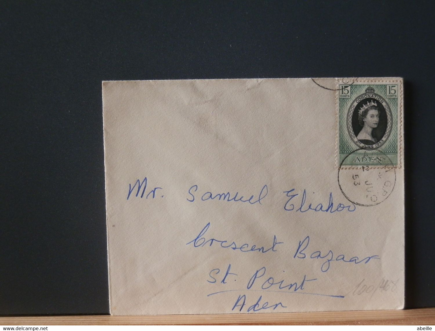 100/468  LETTER   ADEN 1953 - Aden (1854-1963)