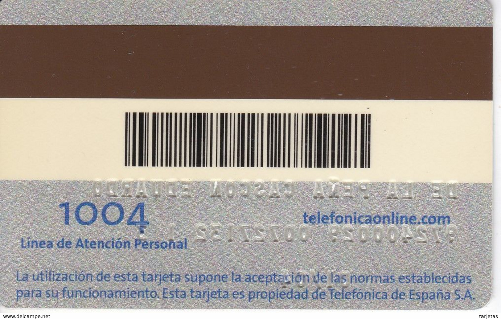 TARJETA DE PROGRAMA SUMA DE TELEFONICA (RARA) - Dienstkarten