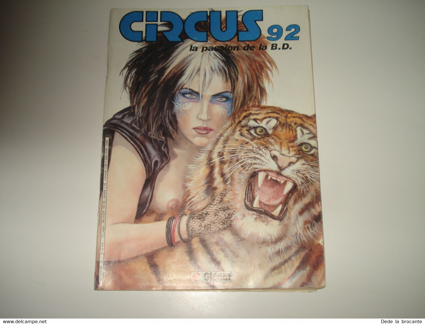 C28 / Circus N° 92. 1985. Yann Conrad Pichard Giardino Hermann. Teulé Tito Bucquoy Berthet Cossu Vicomte Makyo - Circus