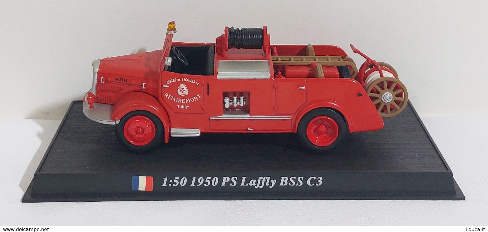 I108771 Ixo Hachette 1/50 - POMPIERS - France 1950 PS Laffly BSS C3 - Camions, Bus Et Construction