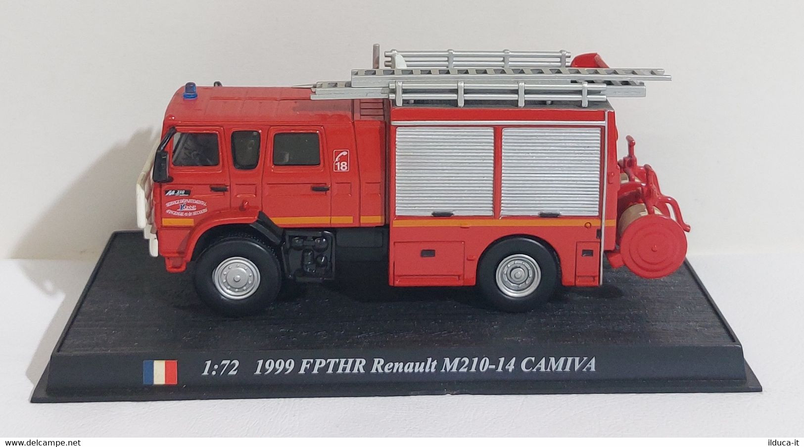 I108777 Ixo Hachette 1/72 - POMPIERS - France 1999 FPTHR Renault M210-14 CAMIVA - Trucks, Buses & Construction