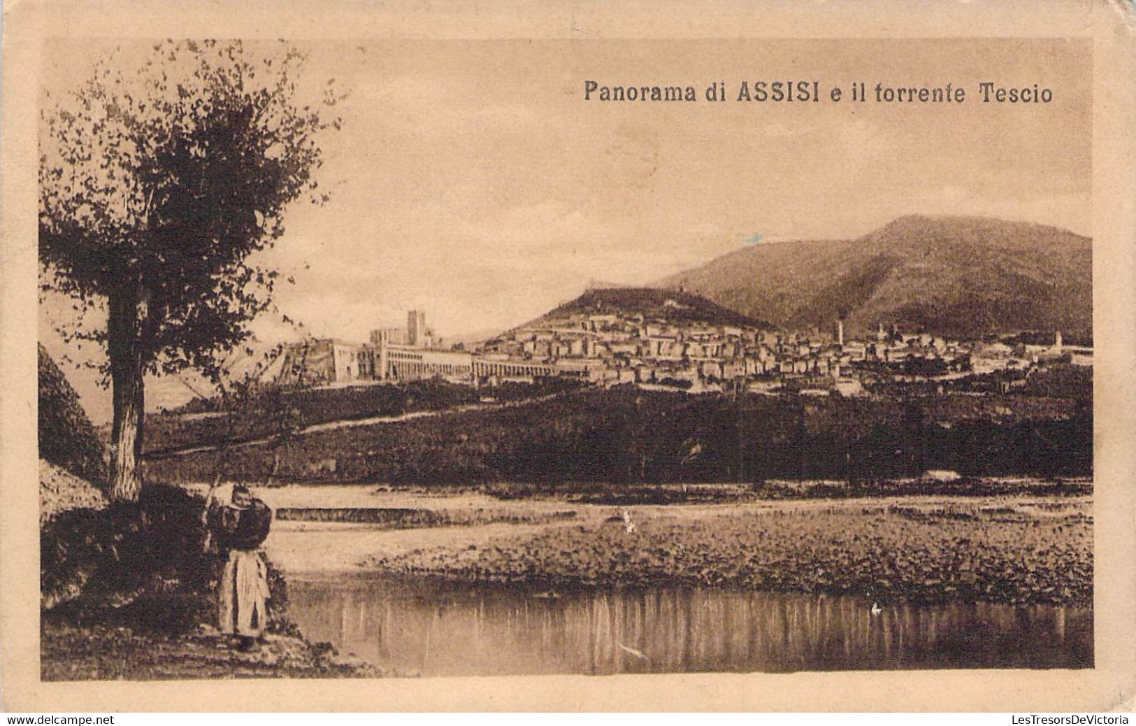 CPA - ITALIA - ASSISI - Panorama Di Assisi E Il Torrente Tescio - Other & Unclassified