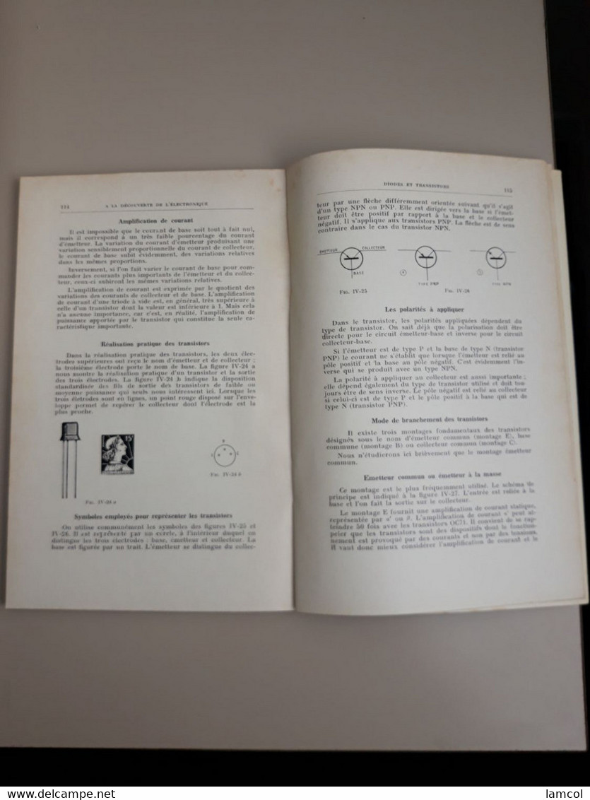 Livre : A LA DECOUVERTE DE L’ELECTRONIQUE  - 1965 - Altri & Non Classificati