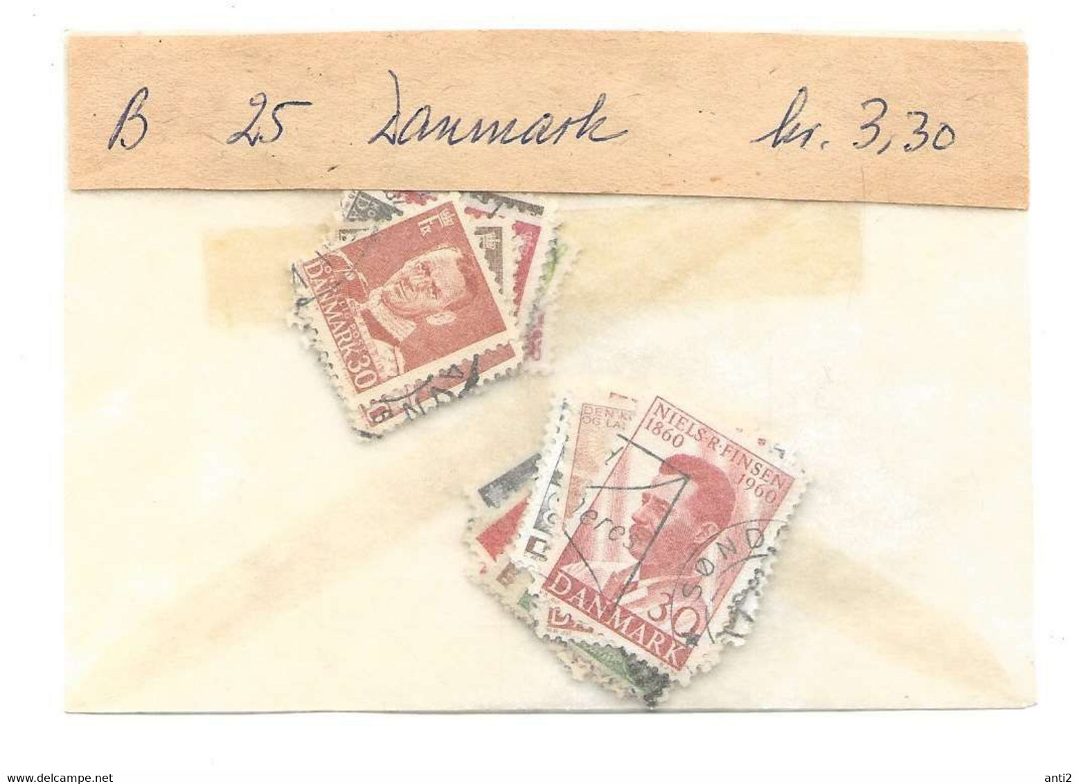 Denmark Small Collection 25 Used Stamps - Collections