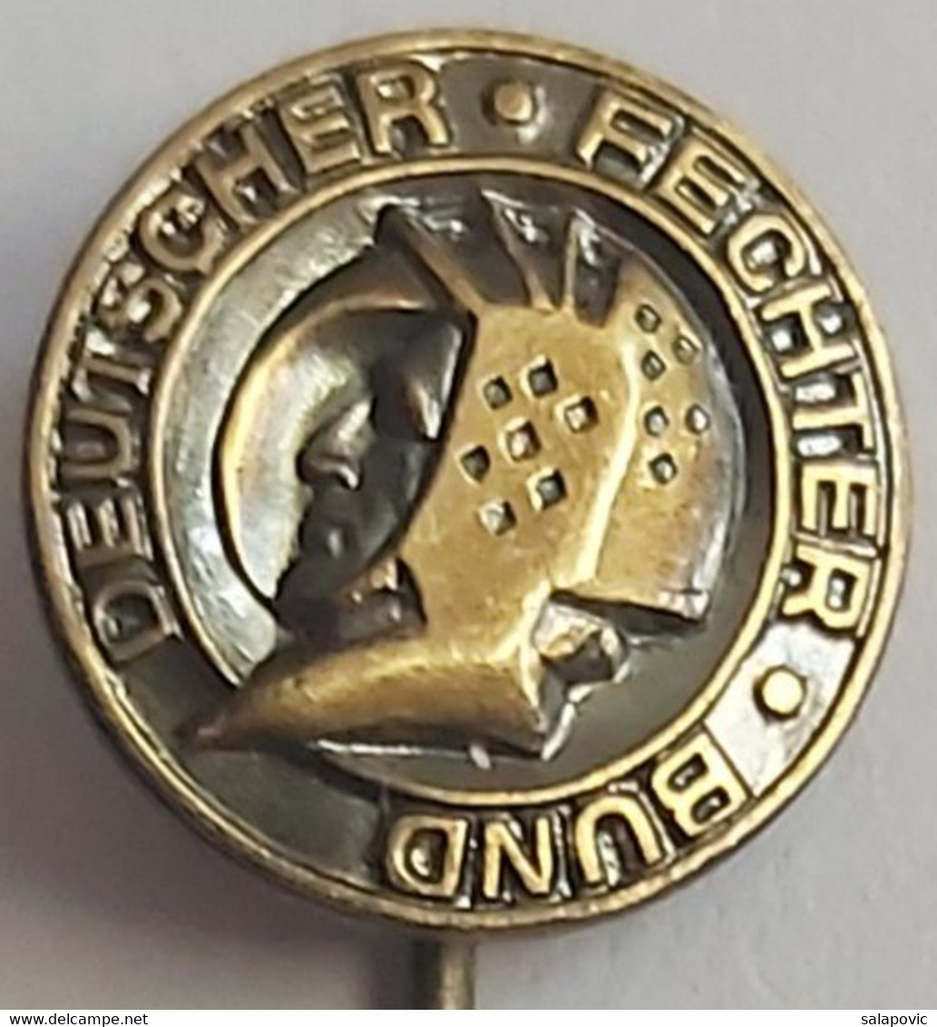 Deutsche Fechter-Bund Germany Fencing Federation Association Union PINS A10/10 - Esgrima