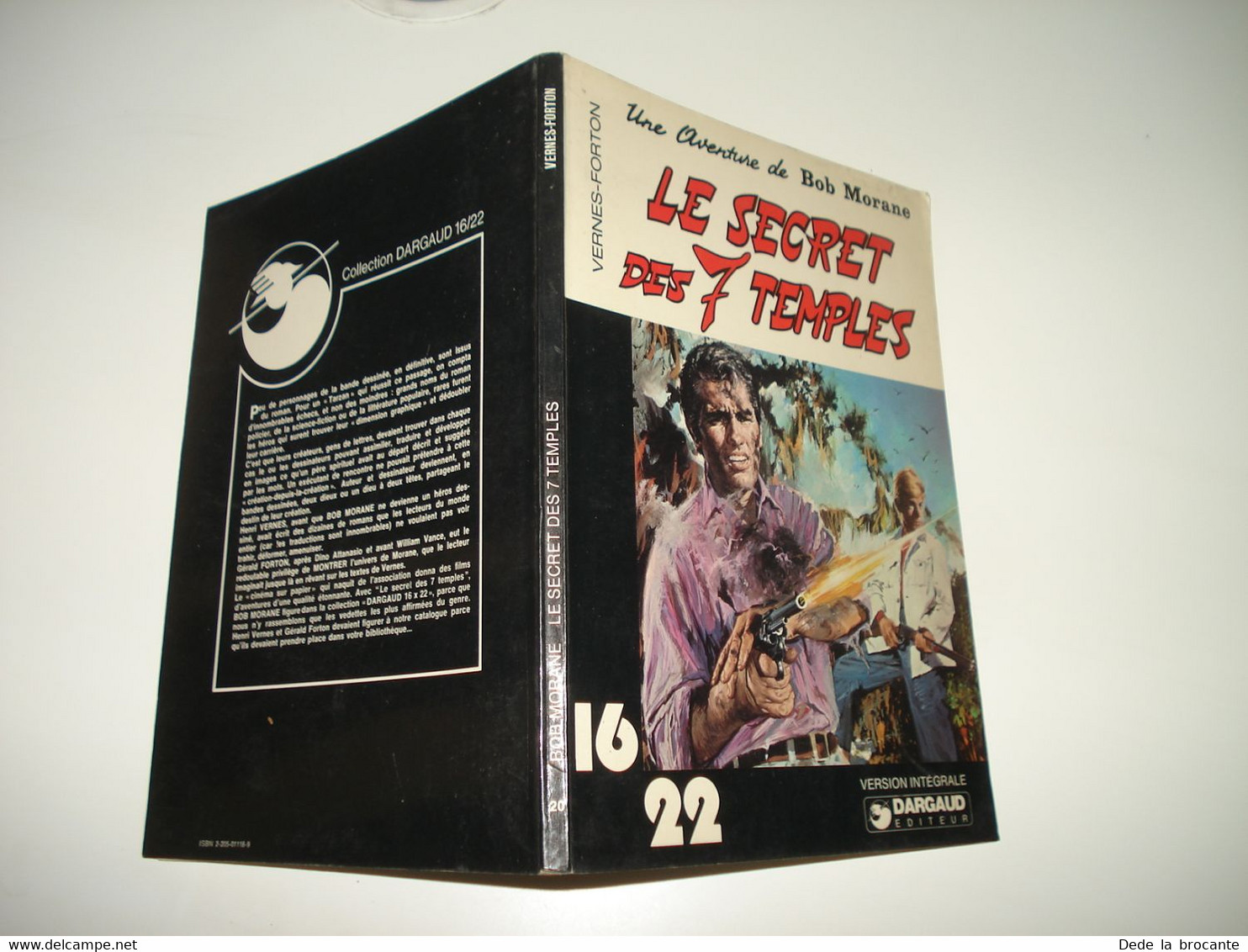 C28 / Bob Morane 9 - Le Secret Des 7 Temples " - Format 16 / 22 Dargaud N° 20 - 1977 - Bob Morane