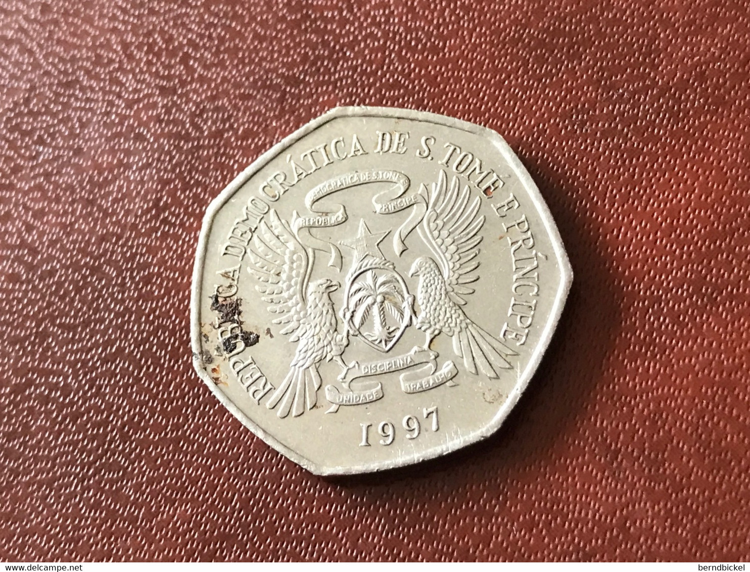 Münze Münzen Umlaufmünze Sao Tomé Principe 1000 Dobras 1997 - Santo Tomé Y Príncipe