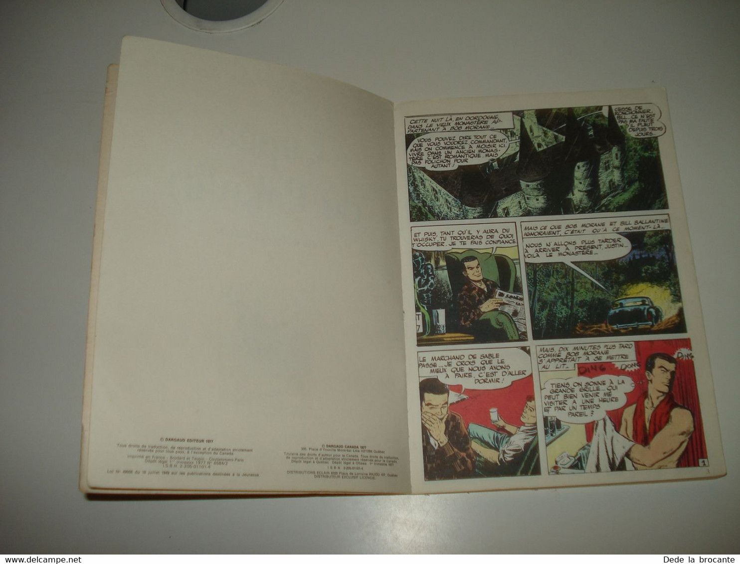 C28 / Bob Morane 8 - L'épée Du Paladin " - Format 16 / 22 Dargaud N° 3 - 1977 - Bob Morane