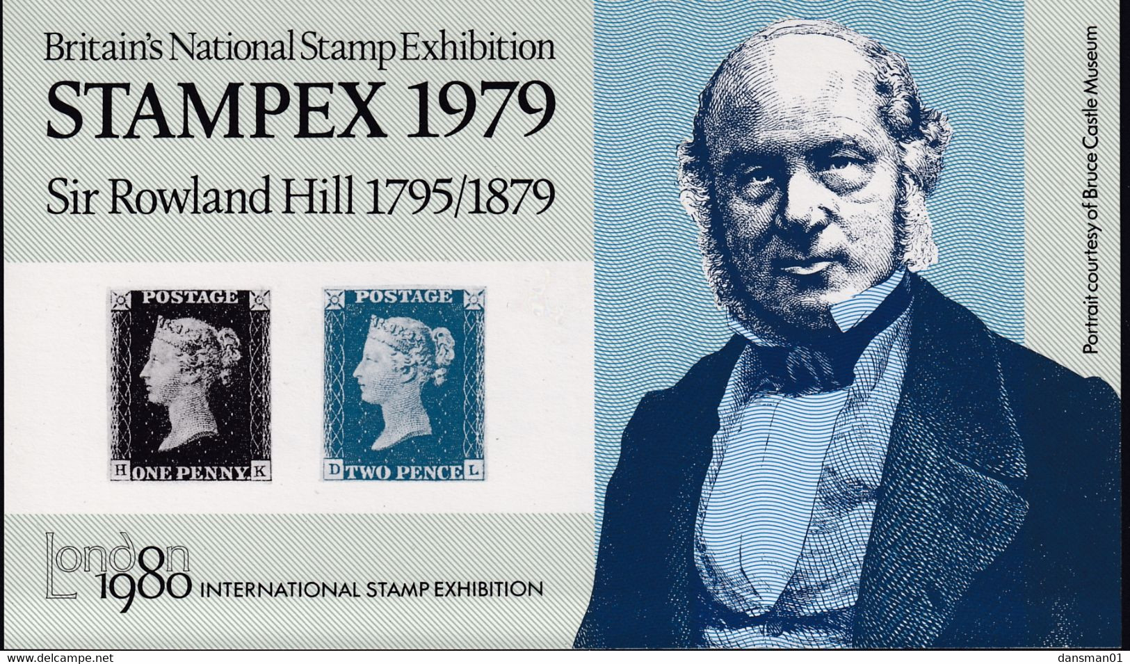 Great Britain 1979 Rowland Hill Stampex Souvenir Sheet - Unclassified