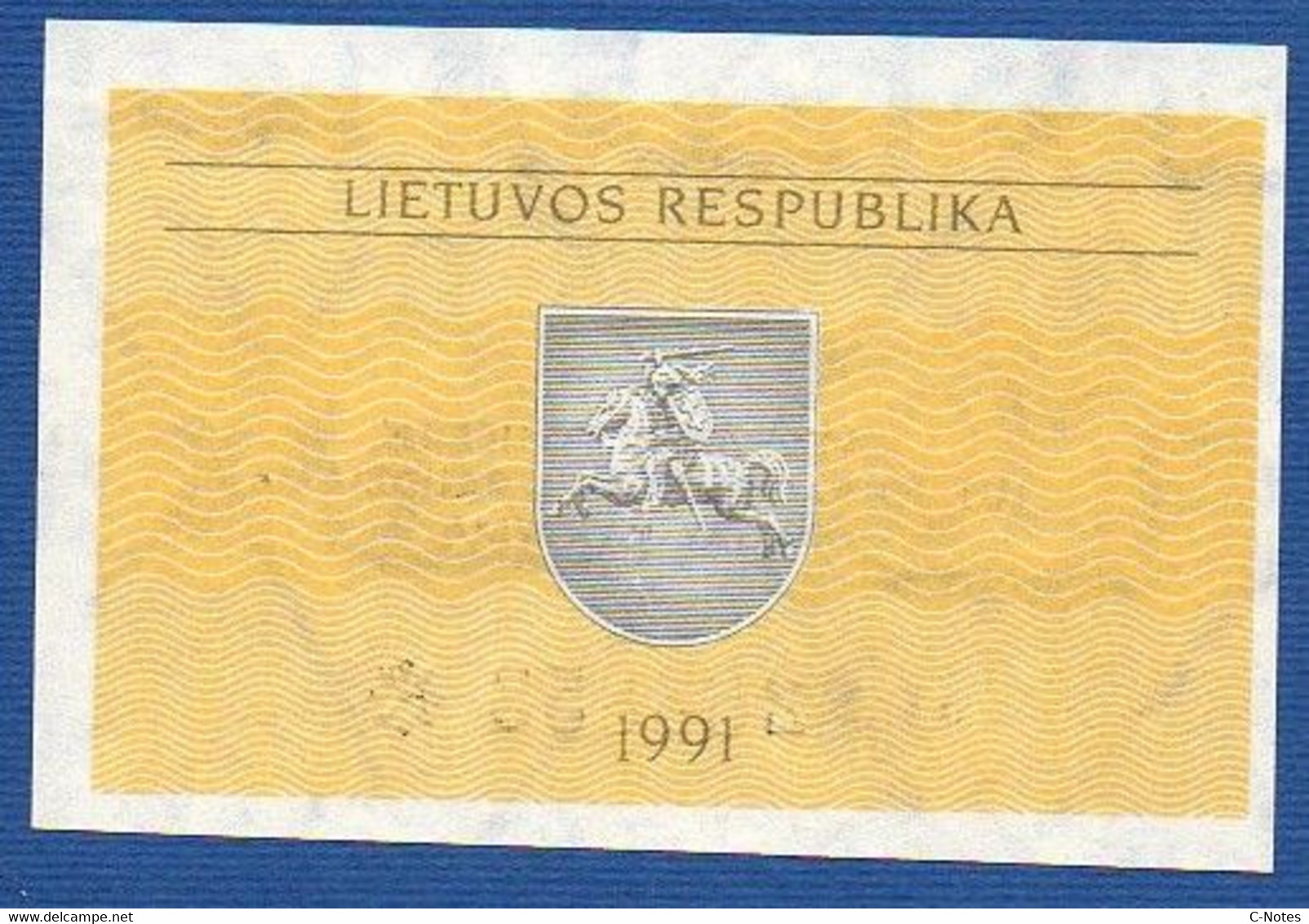 LITHUANIA - P.30a – 0,2 Talonas 1992 UNC, Serie AL 263853 - Lituania