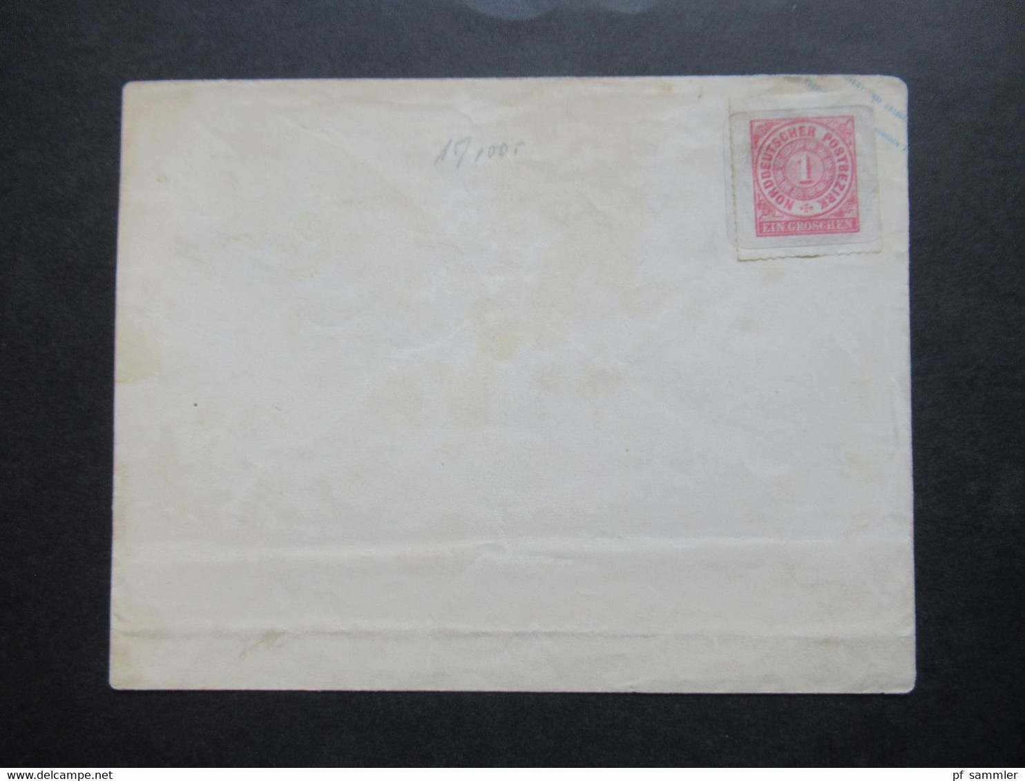 AD NDP Um 1862 1 Gr Auf Umschlägen Von Oldenburg U 15 B Ungebraucht - Postal  Stationery