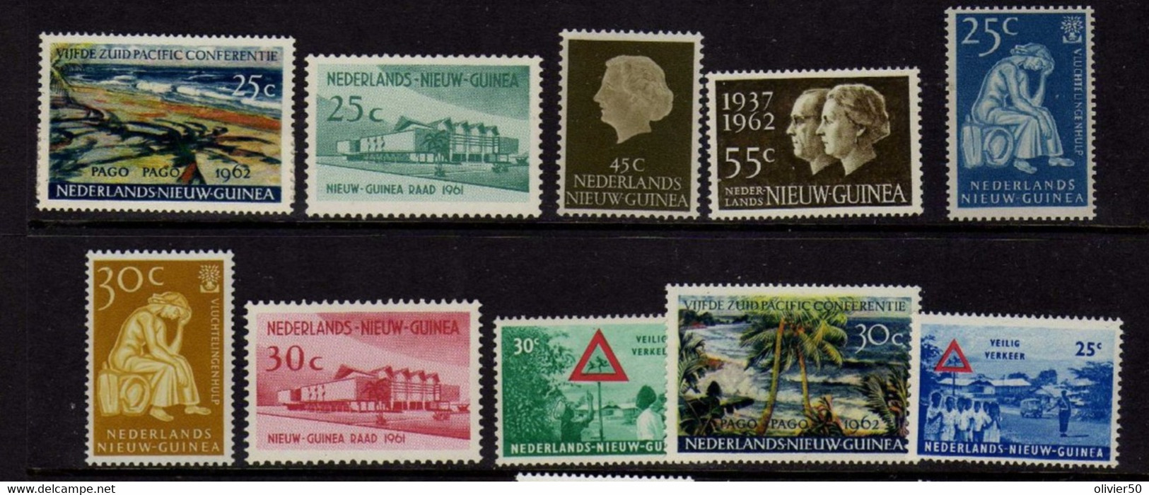 Nouvelle Guinee  Neerlandaise  -  Refugies - Architecture   Neufs** - MNH - Nouvelle Guinée Néerlandaise