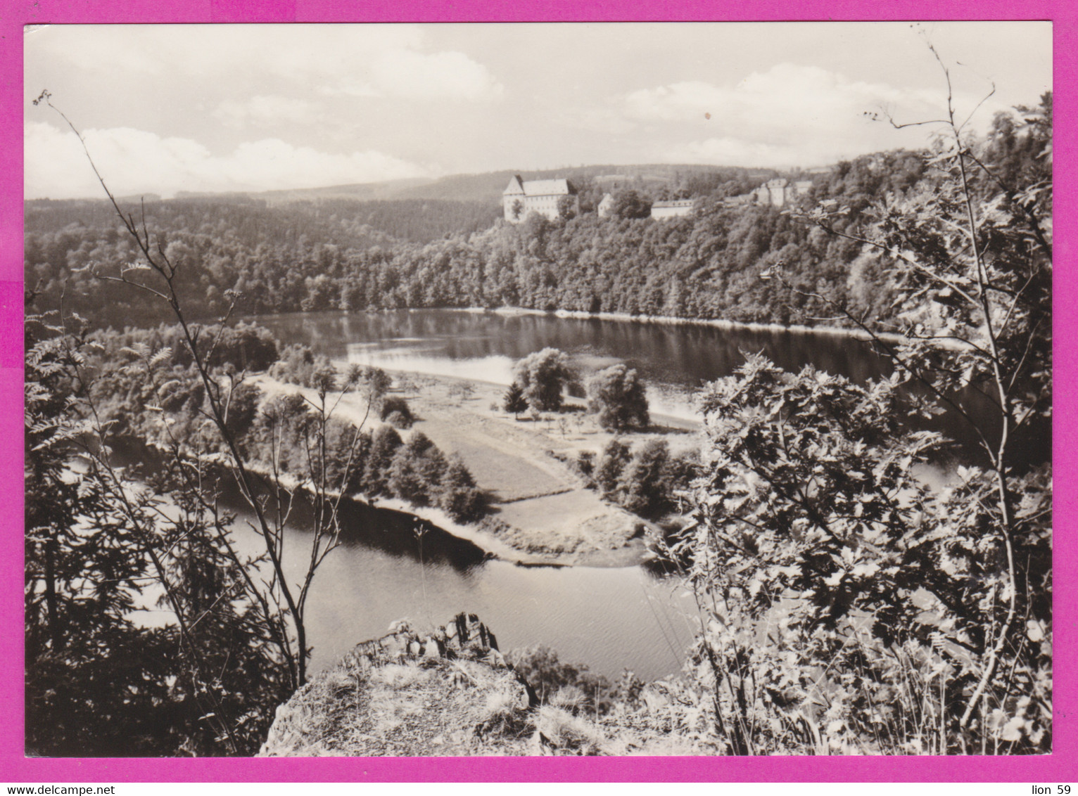 282715 / Germany - Schloss Burgk ( Kr. Schleiz ) - Blick Vom Vorderen Röhrensteig River 1968 PC Deutschland Allemagne - Schleiz