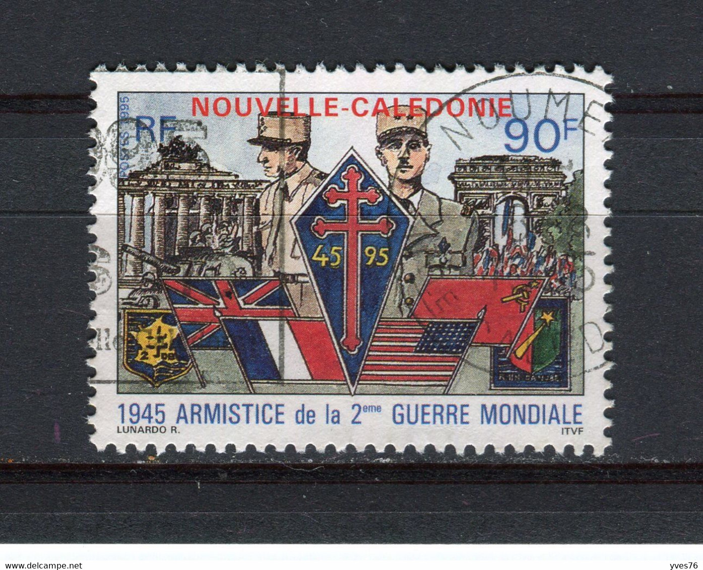NOUVELLE-CALEDONIE - Y&T N° 686° - Anniversaire De La Fin De La Seconde Guerre Mondiale - Used Stamps