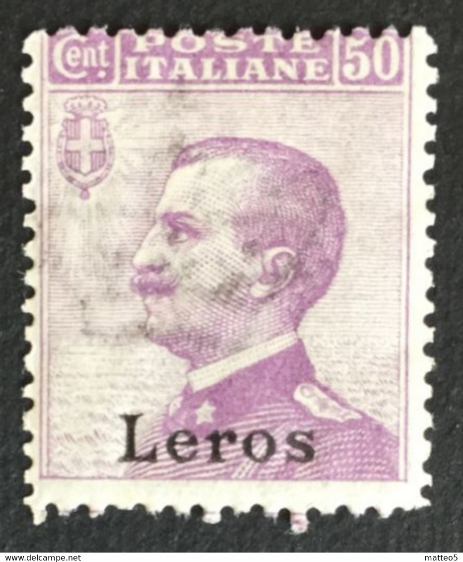 1912 - Italia Regno - Isole Dell' Egeo -  Leros 50 Cent. - Nuovo - Aegean (Lero)